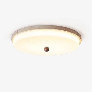 Aeon Travertine Orb Ceiling Light