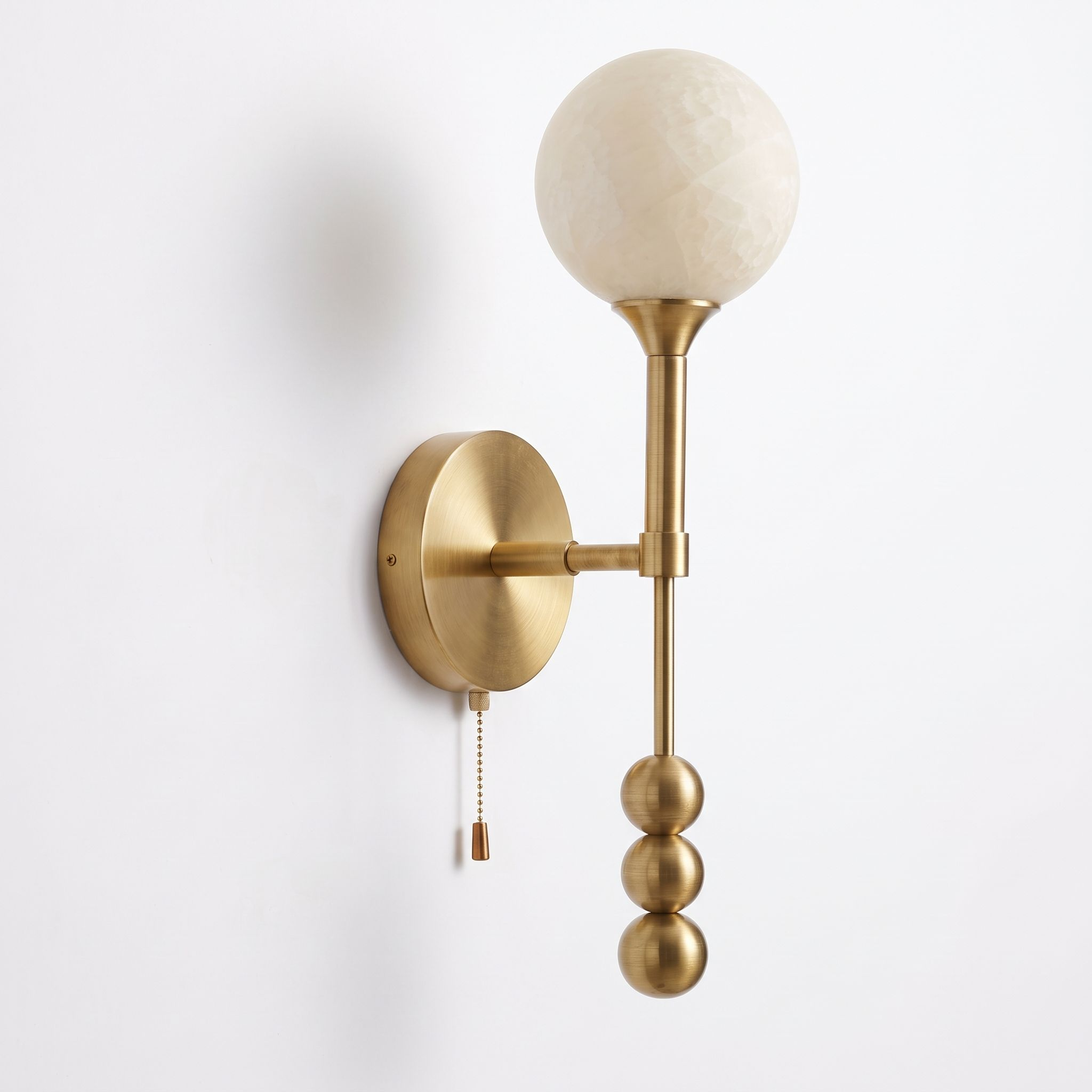 Abacus Alabaster Wall Sconce - Image 8