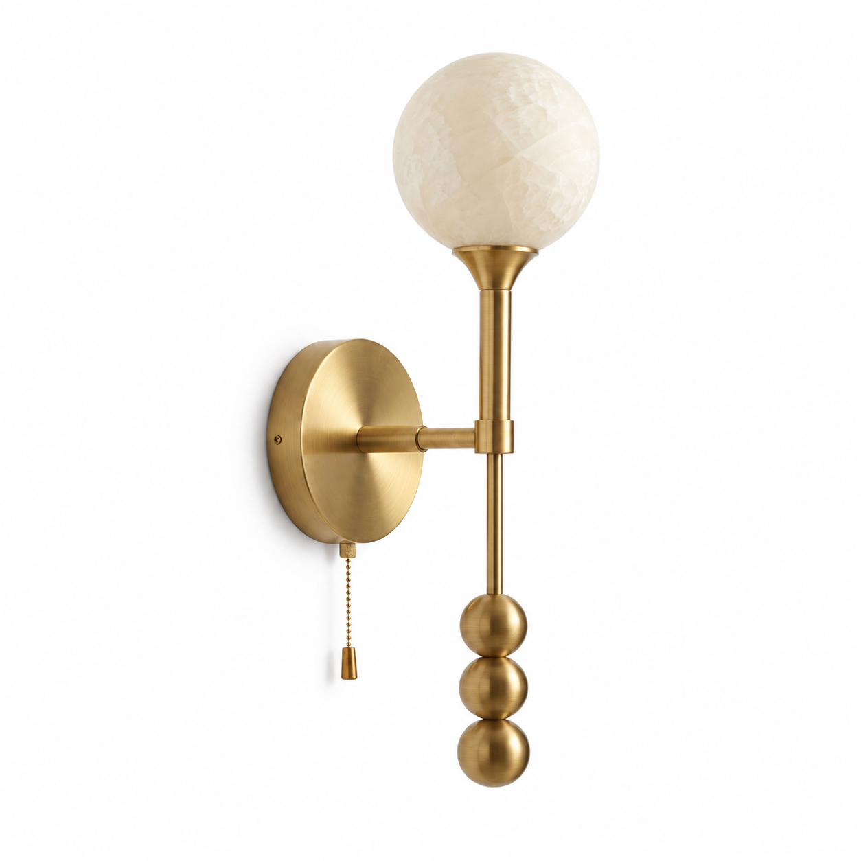 Abacus Alabaster Wall Sconce - Image 7