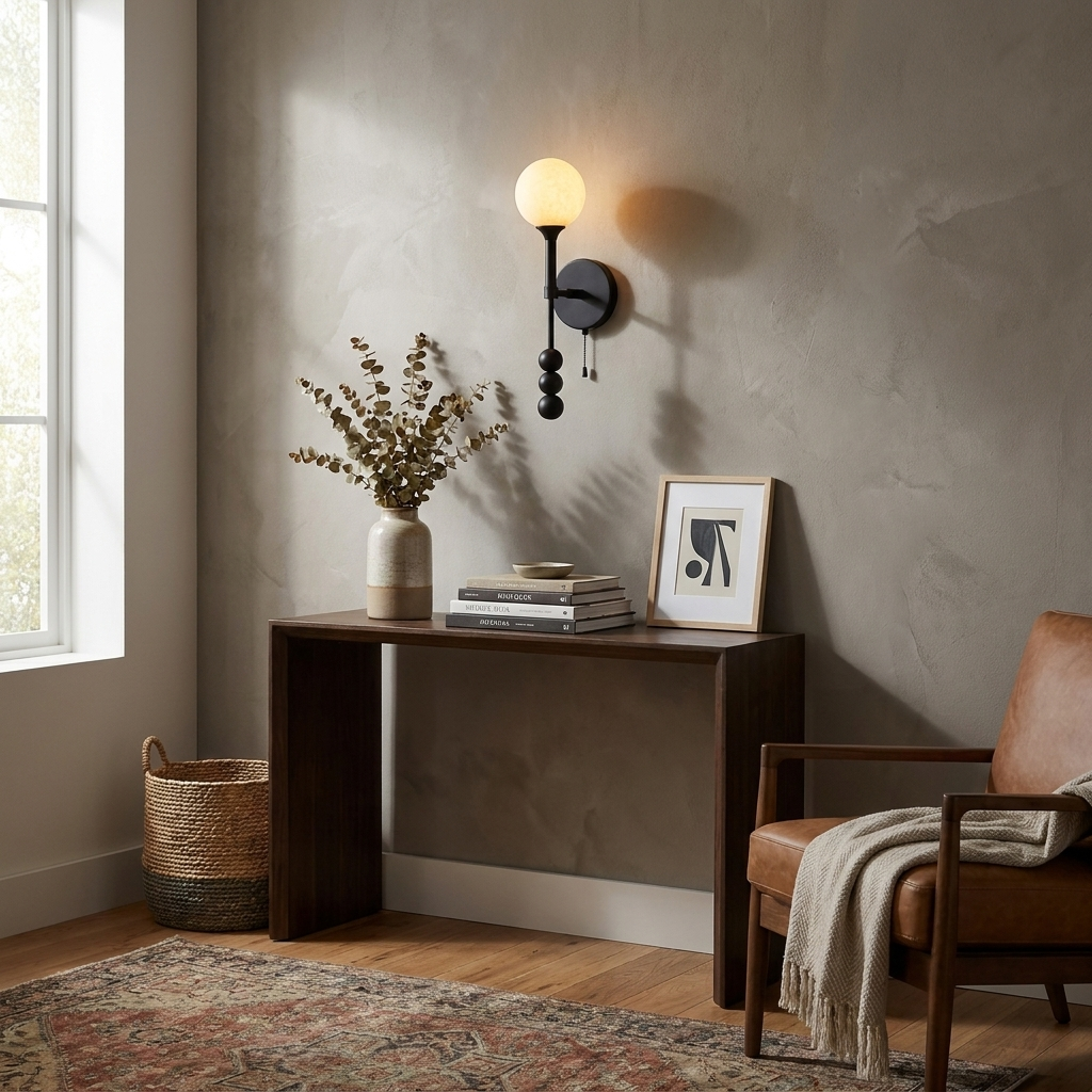 Abacus Alabaster Wall Sconce - Image 12