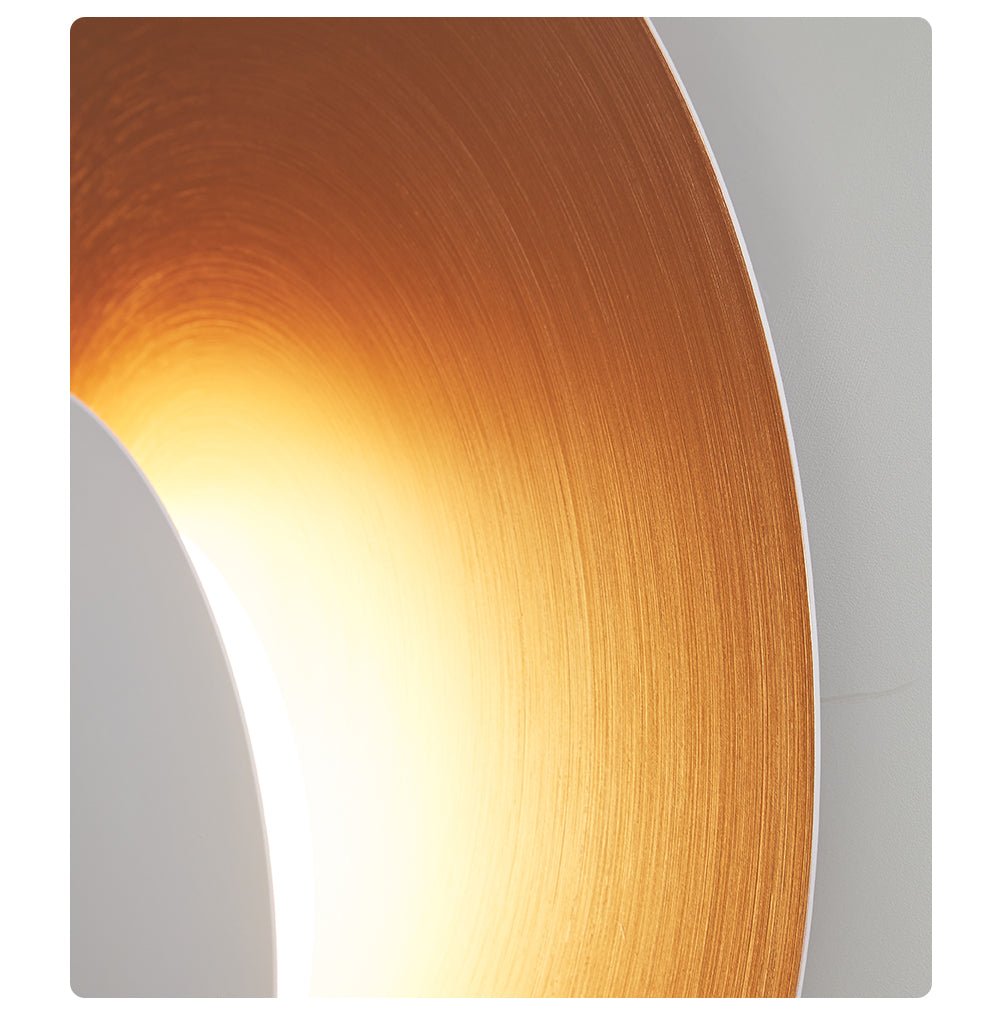 Abstract Circular Crescent Wall Sconce - Image 11