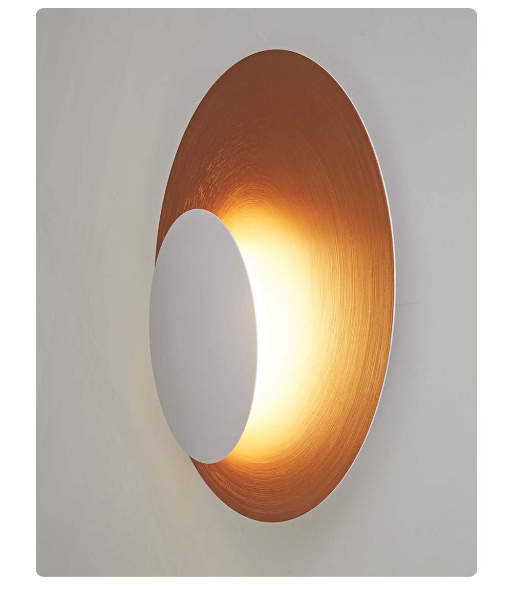 Abstract Circular Crescent Wall Sconce - Image 13
