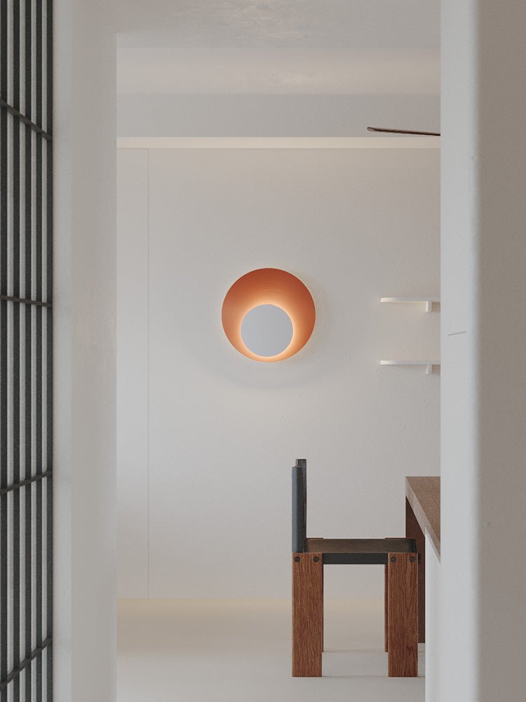 Abstract Circular Crescent Wall Sconce - Image 14