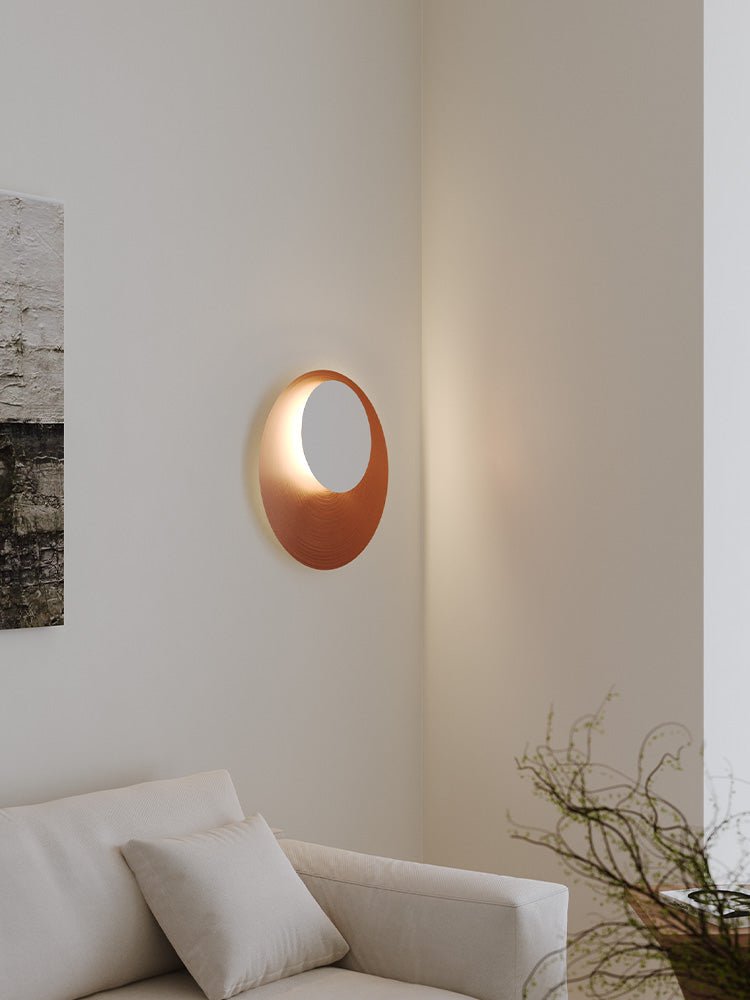 Abstract Circular Crescent Wall Sconce - Image 2