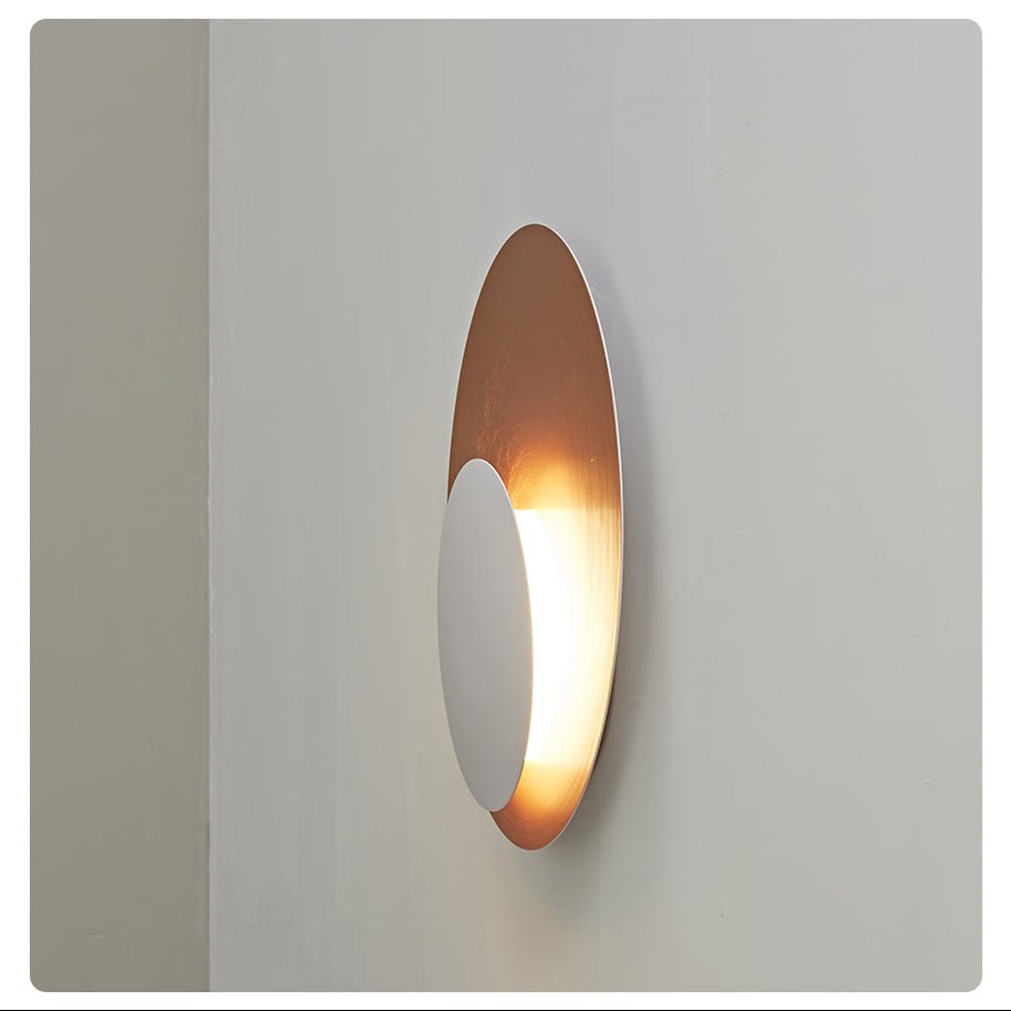 Abstract Circular Crescent Wall Sconce - Image 8