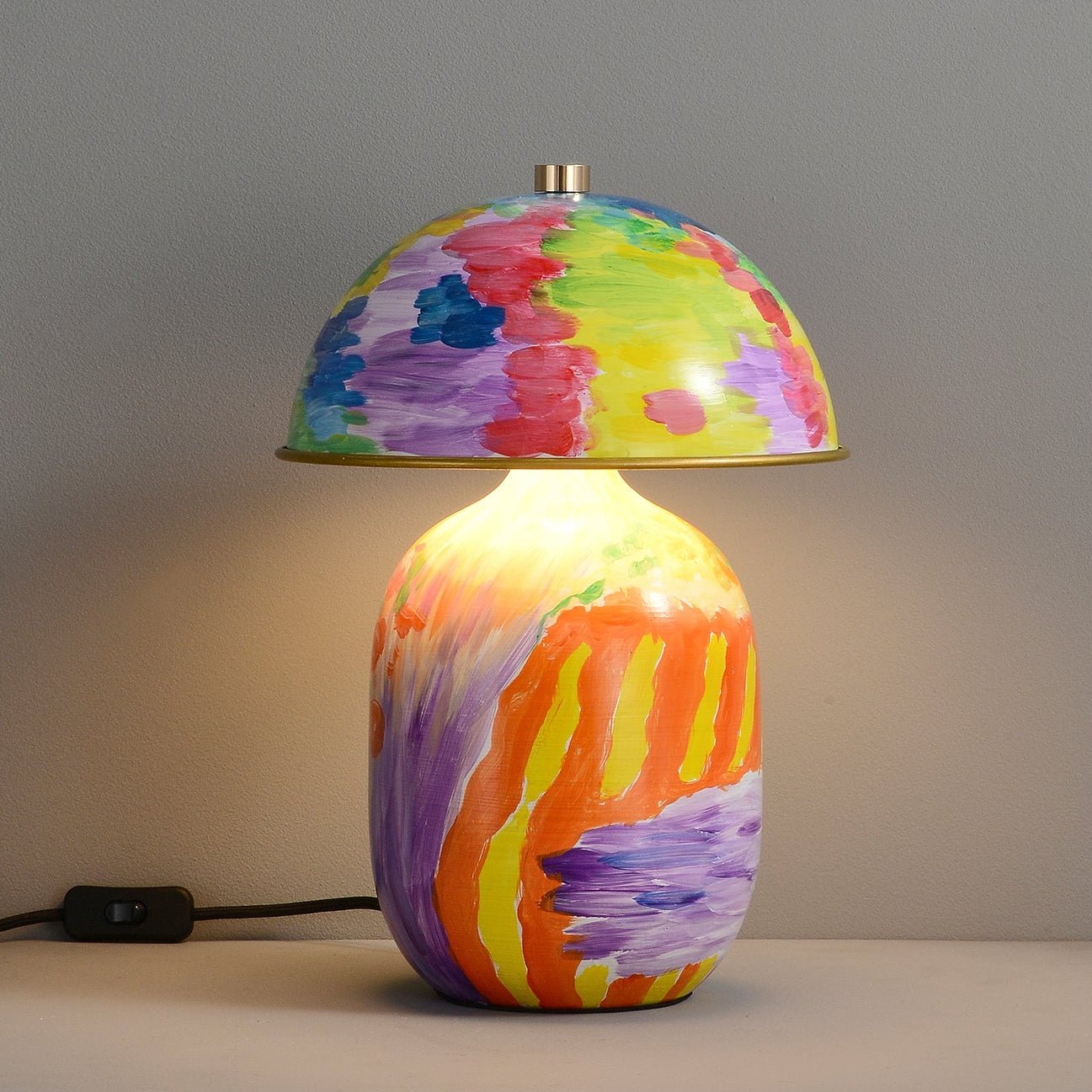 Abstract Mural Table Lamp - Image 9