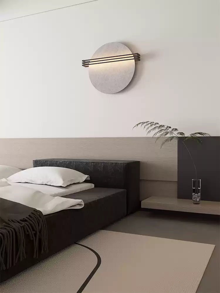 Abstract Sunrise Felt Wall Sconce - Image 3