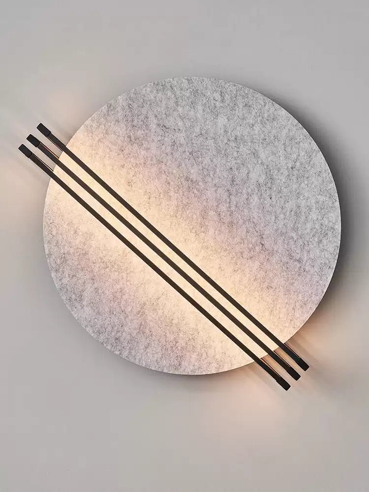 Abstract Sunrise Felt Wall Sconce - Image 5