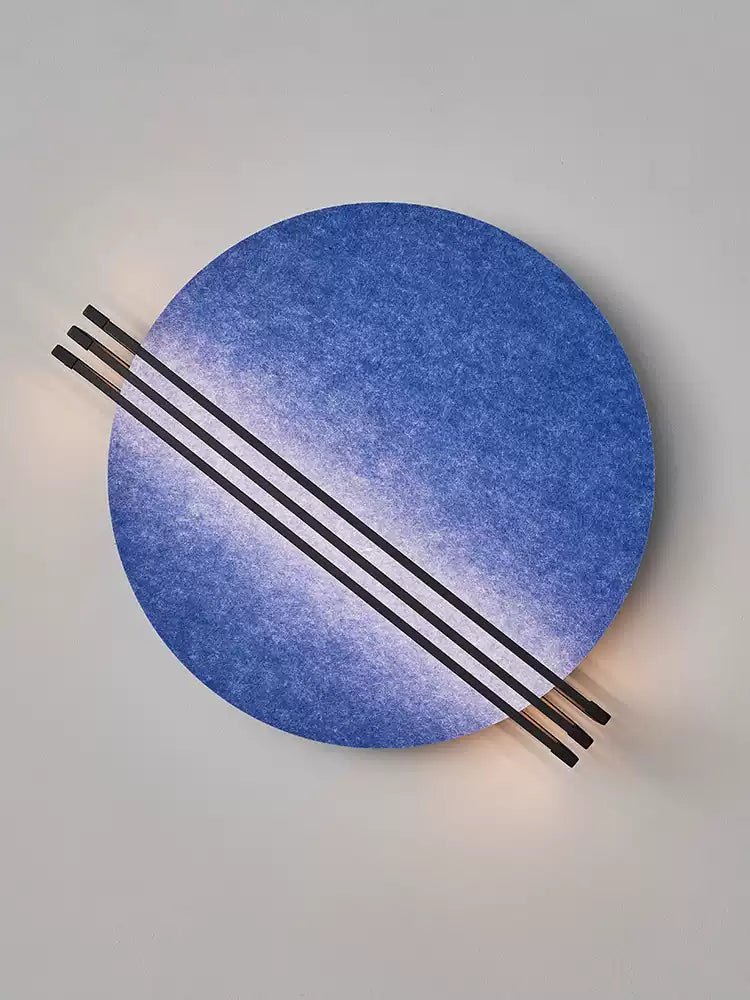 Abstract Sunrise Felt Wall Sconce - Image 7