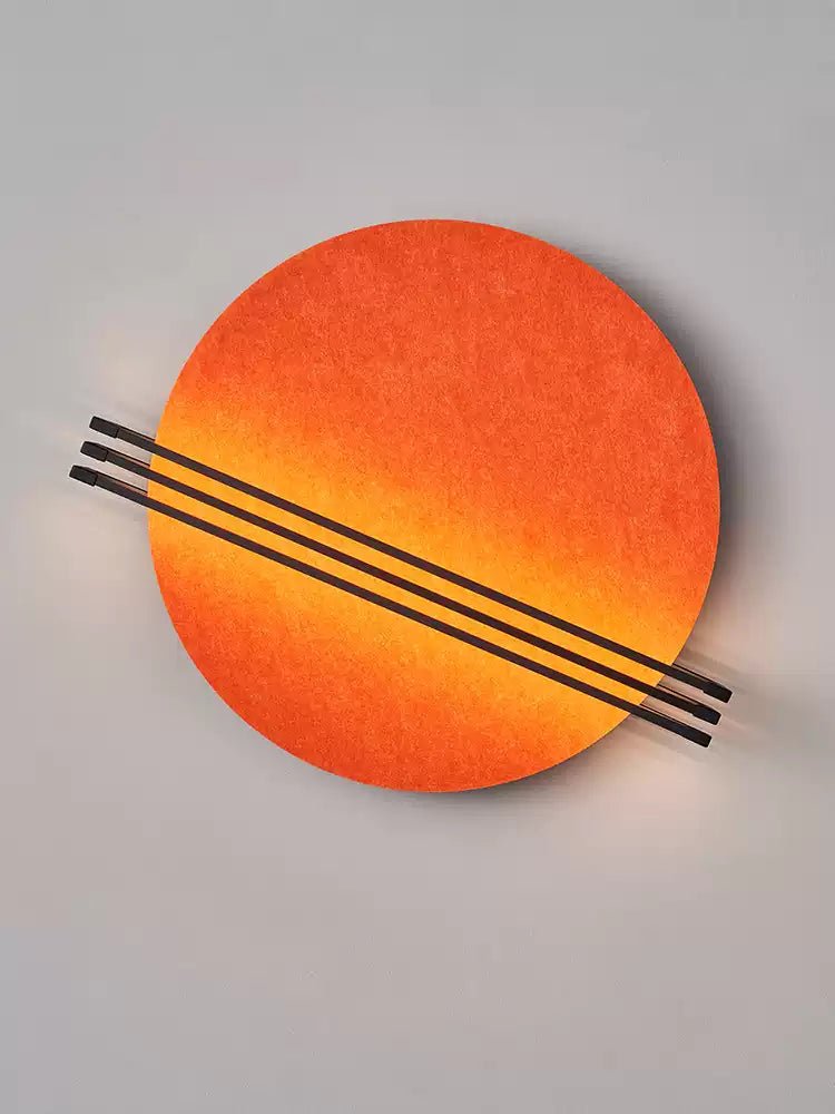 Abstract Sunrise Felt Wall Sconce - Image 9
