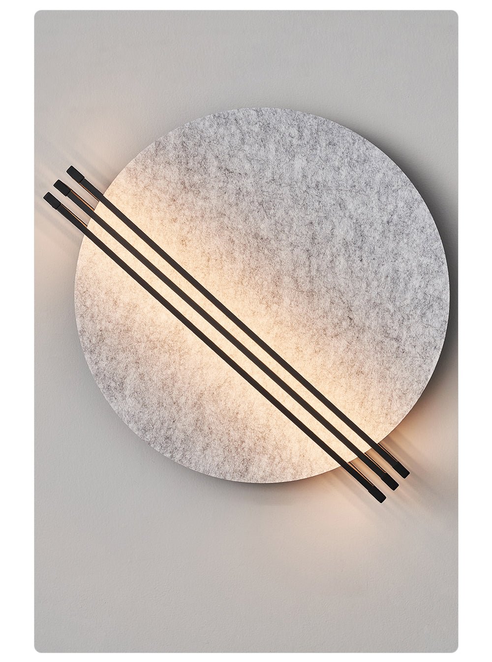 Abstract Sunrise Felt Wall Sconce - Image 10