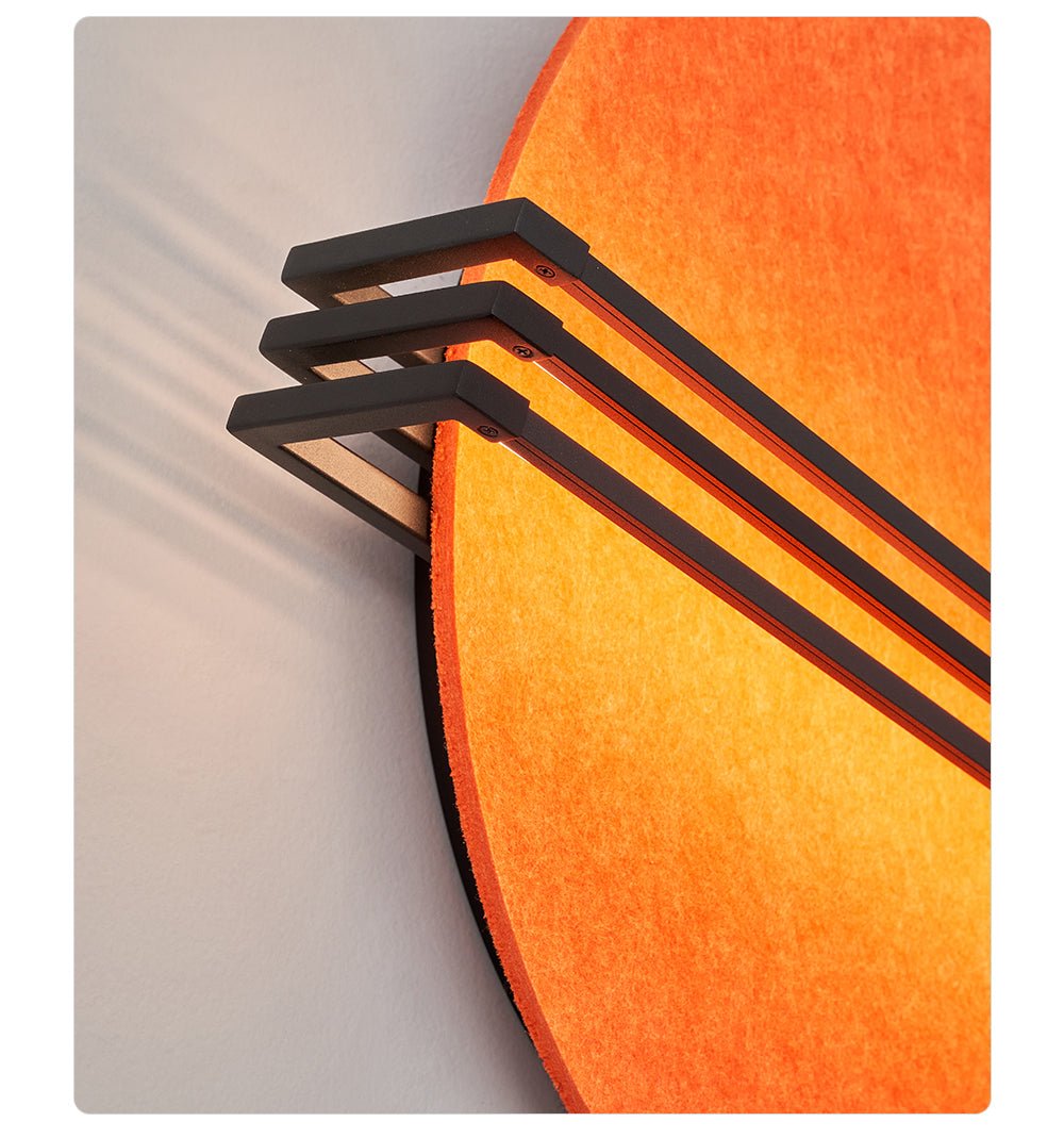 Abstract Sunrise Felt Wall Sconce - Image 13