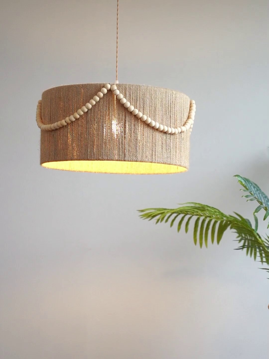 Acacia Rope Pendant Lamp - Image 6