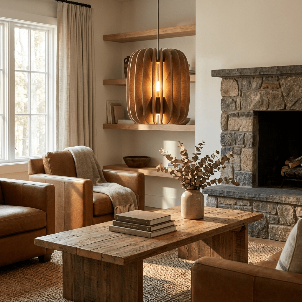 Acoustic Layered Pendant Lamp - Image 5