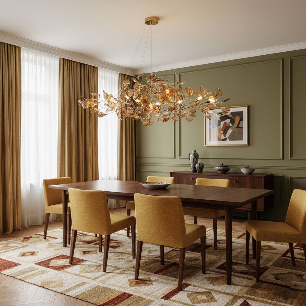 Acrylic Ginkgo Leaf Chandelier - Image 19
