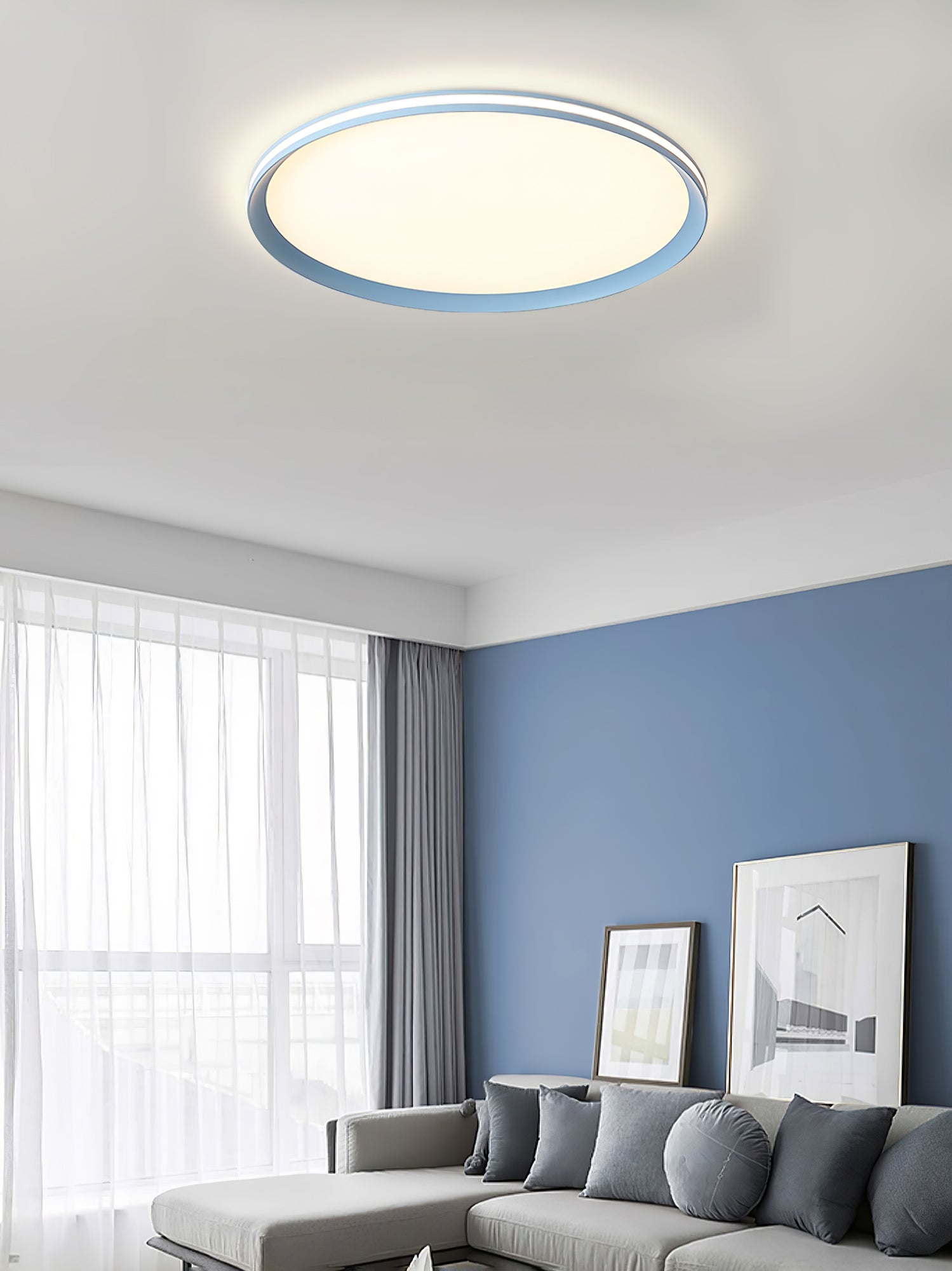 Acrylic Circular LED Ceiling Light - Image 8