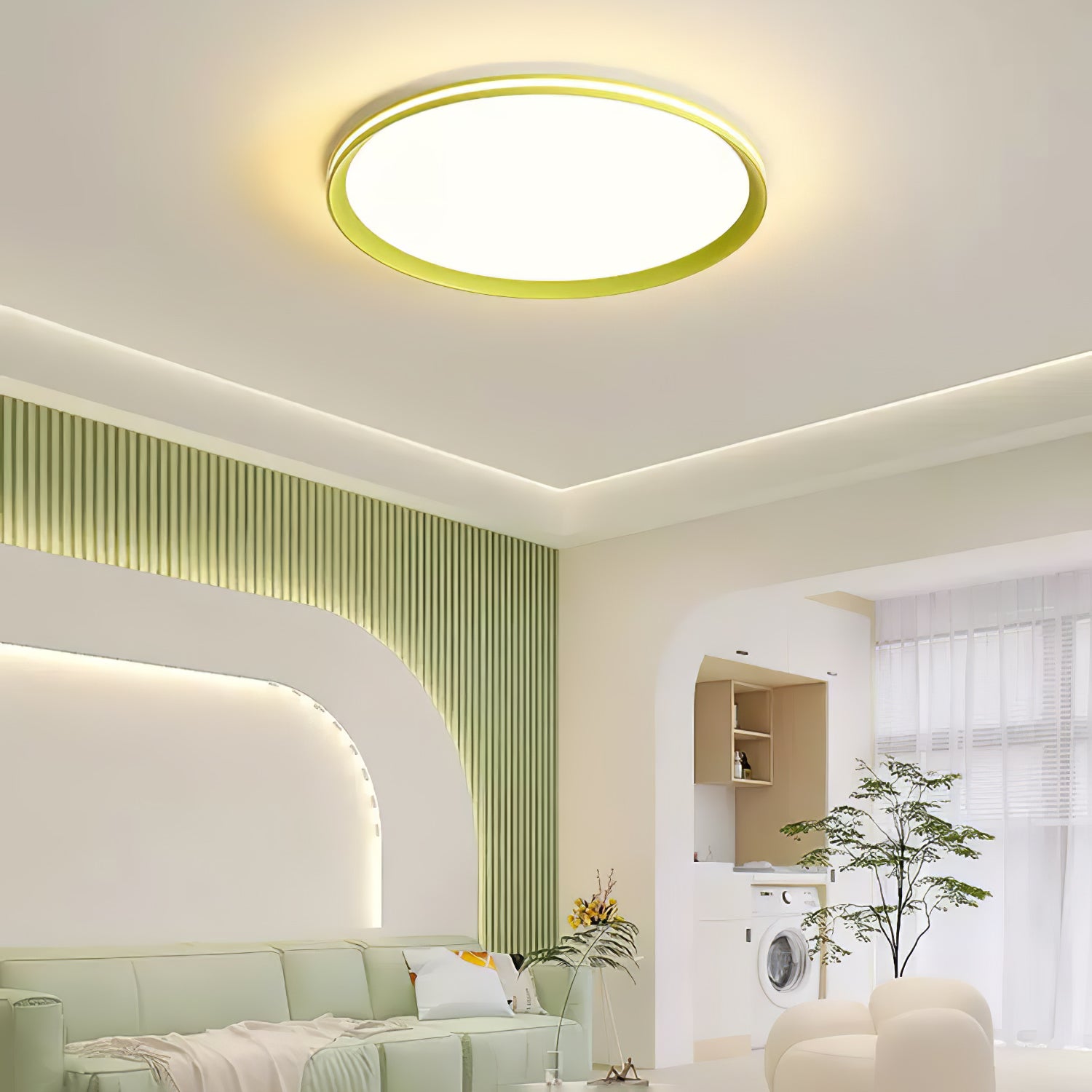 Acrylic Circular LED Ceiling Light - Image 5
