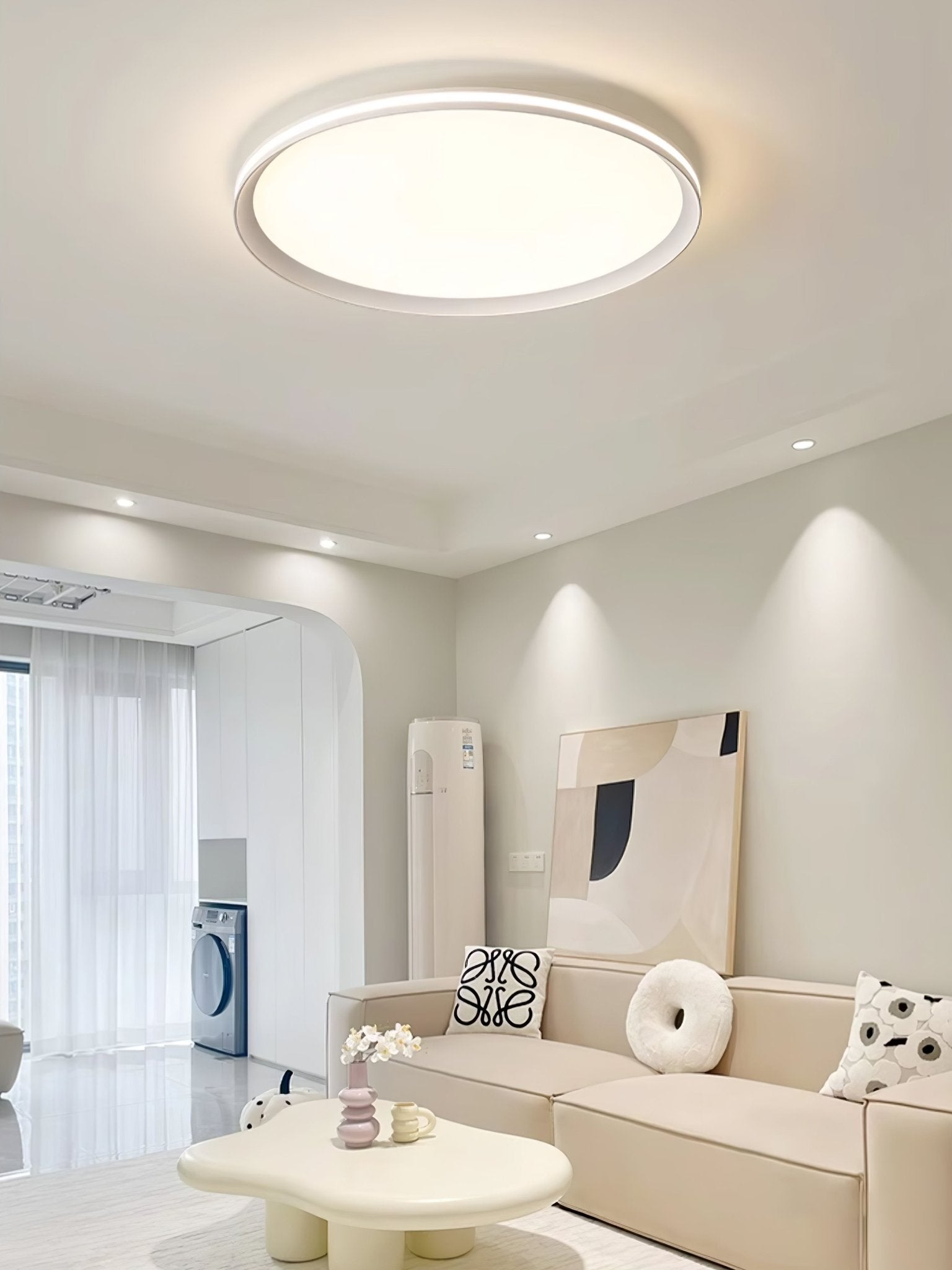 Acrylic Circular LED Ceiling Light - Image 4