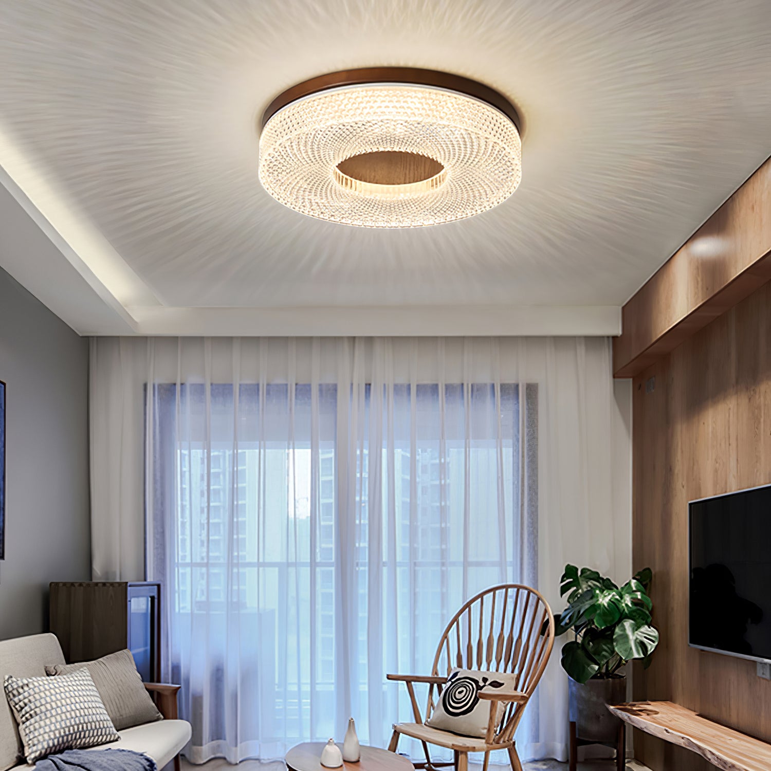 Acrylic Halo Round Ceiling Light - Image 7