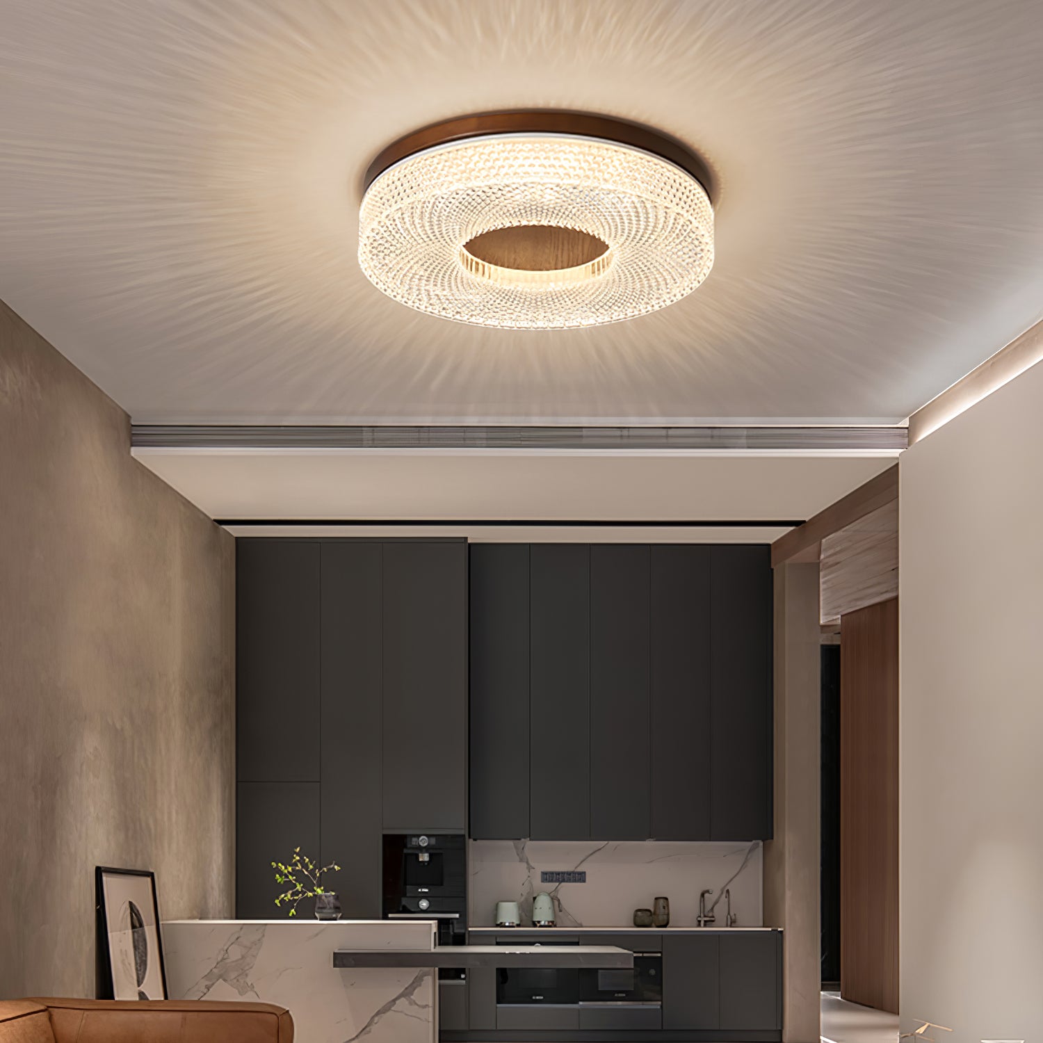 Acrylic Halo Round Ceiling Light - Image 9