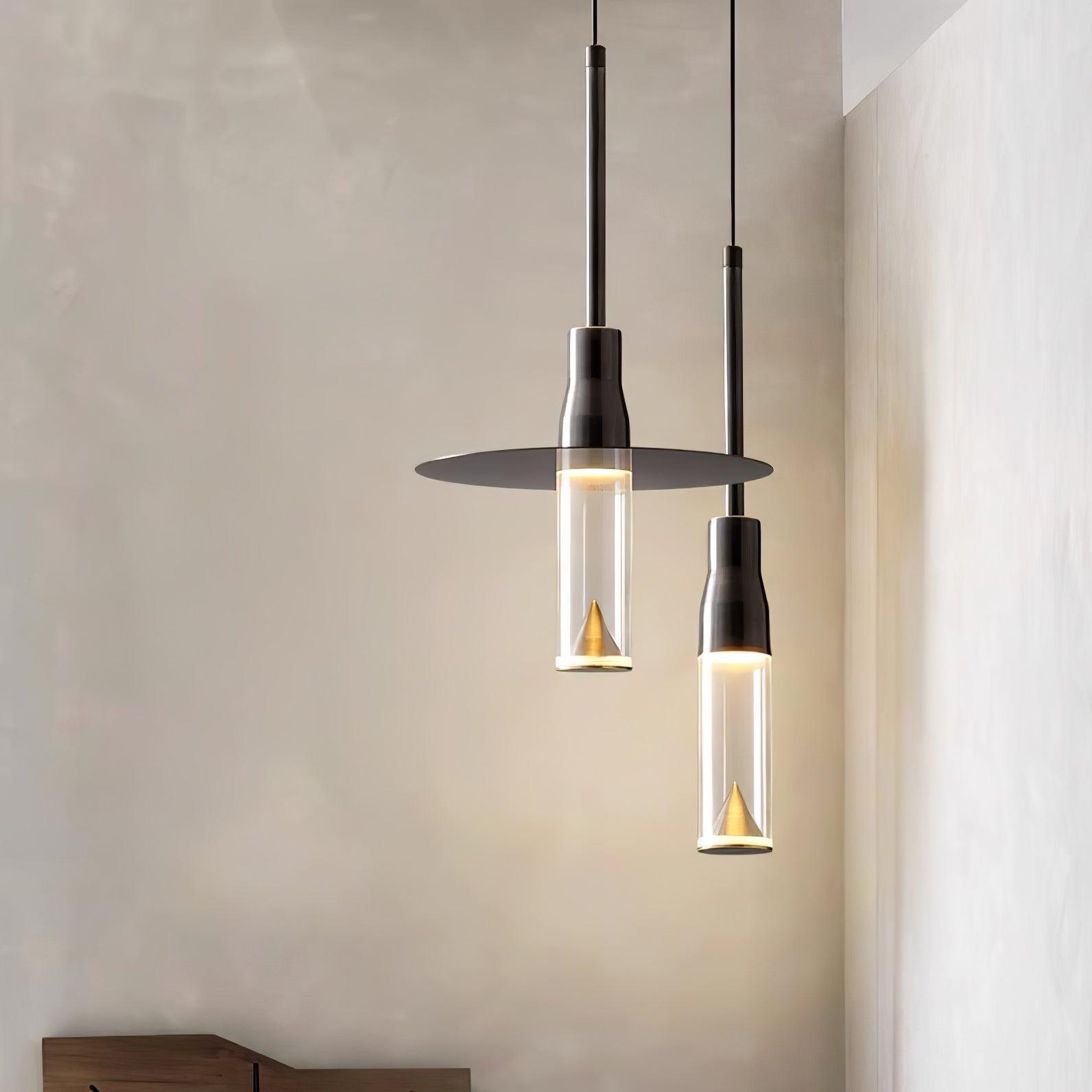 Acrylic Hat Plate Pendant Light - Image 2