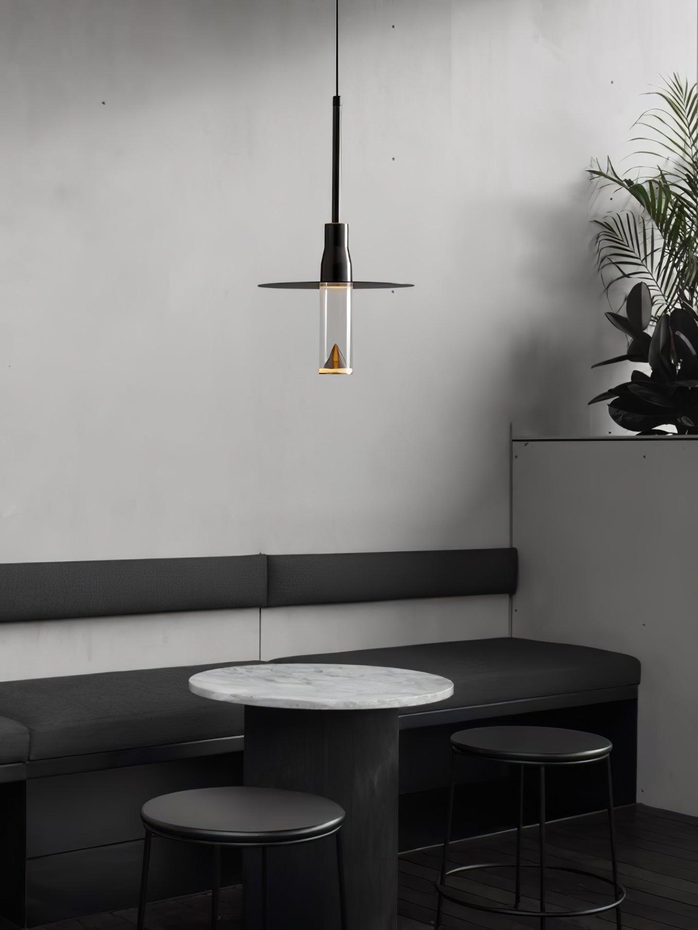 Acrylic Hat Plate Pendant Light - Image 9