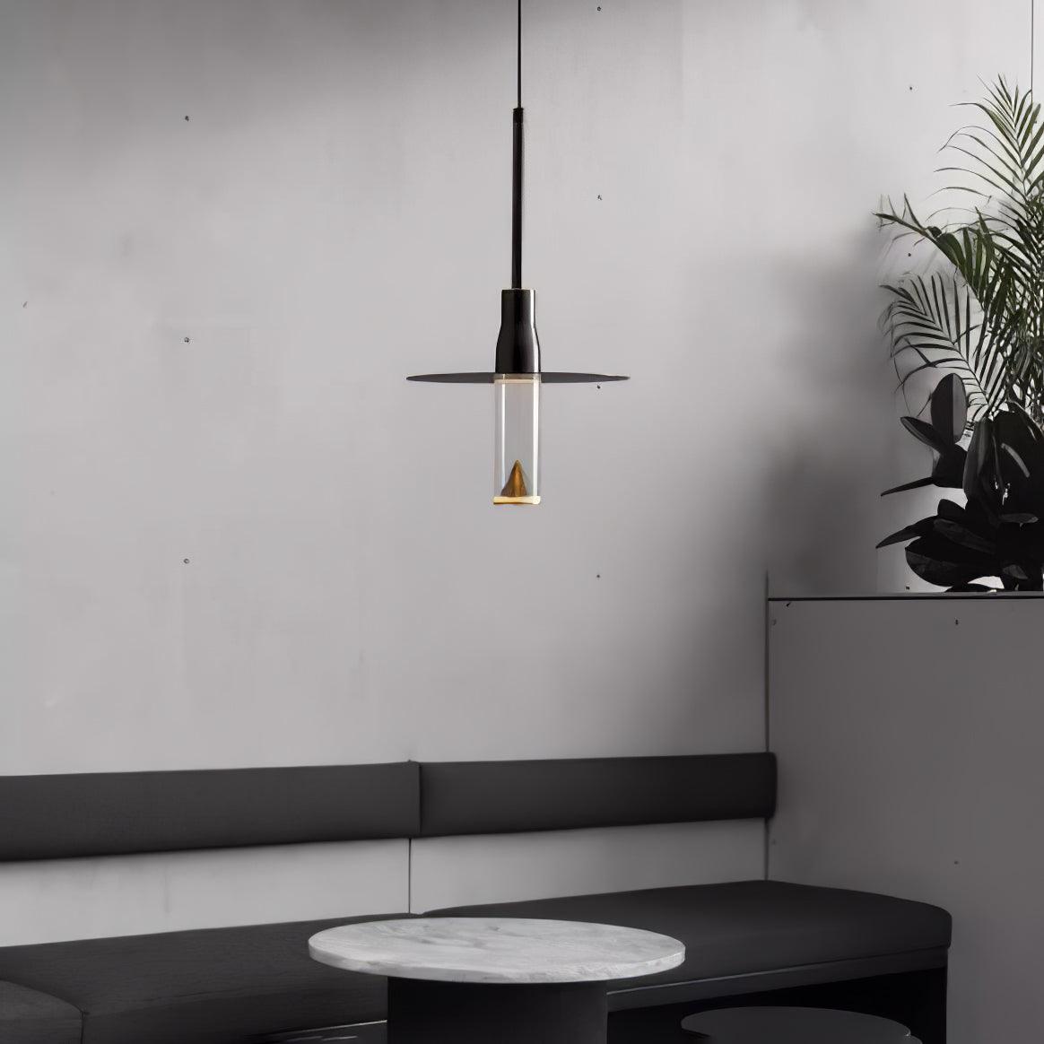 Acrylic Hat Plate Pendant Light - Image 6