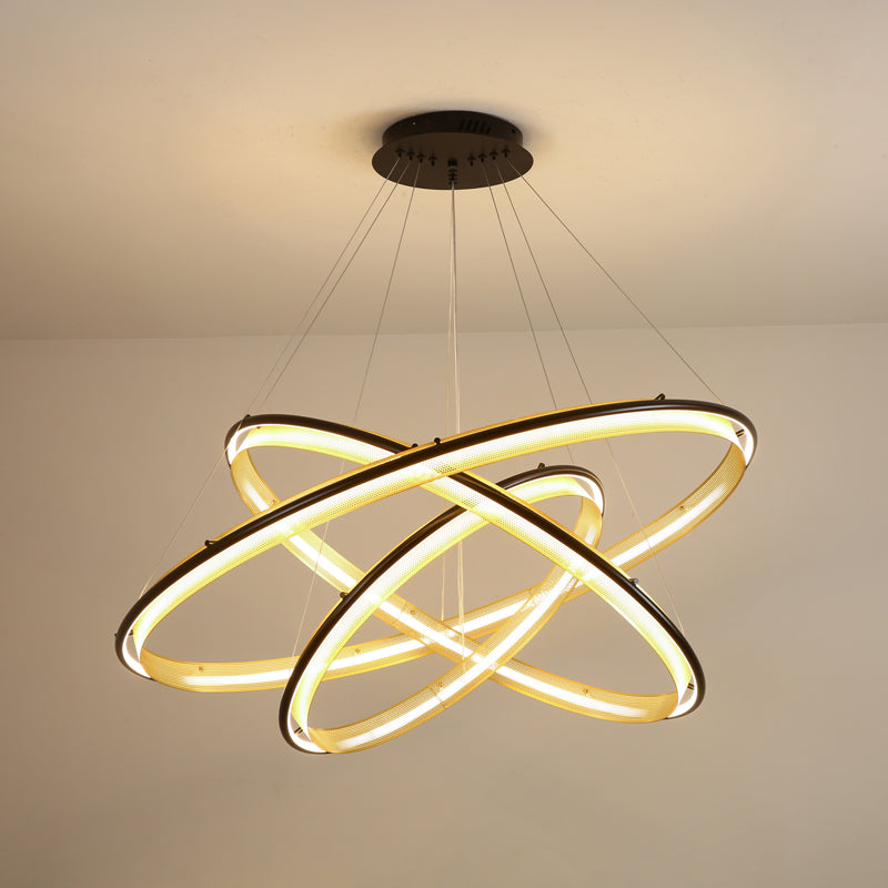 Acrylic LED Round Chandelier - Image 54