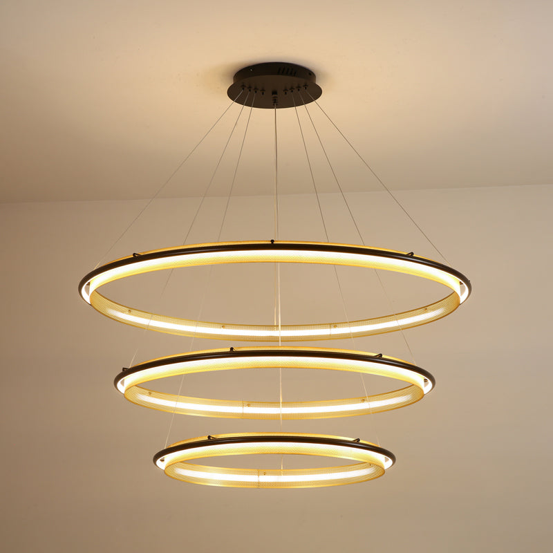 Acrylic LED Round Chandelier - Image 55