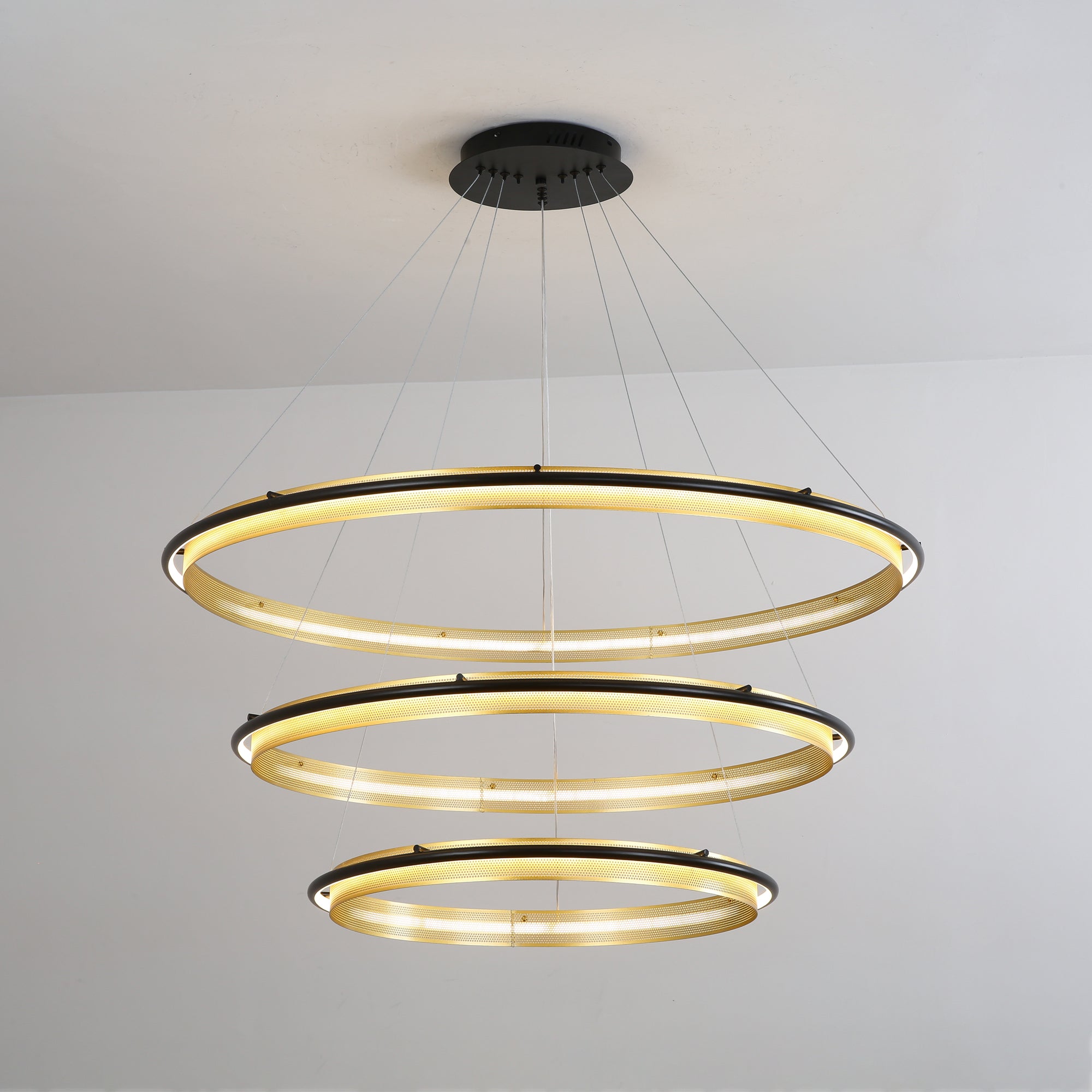 Acrylic LED Round Chandelier - Image 30