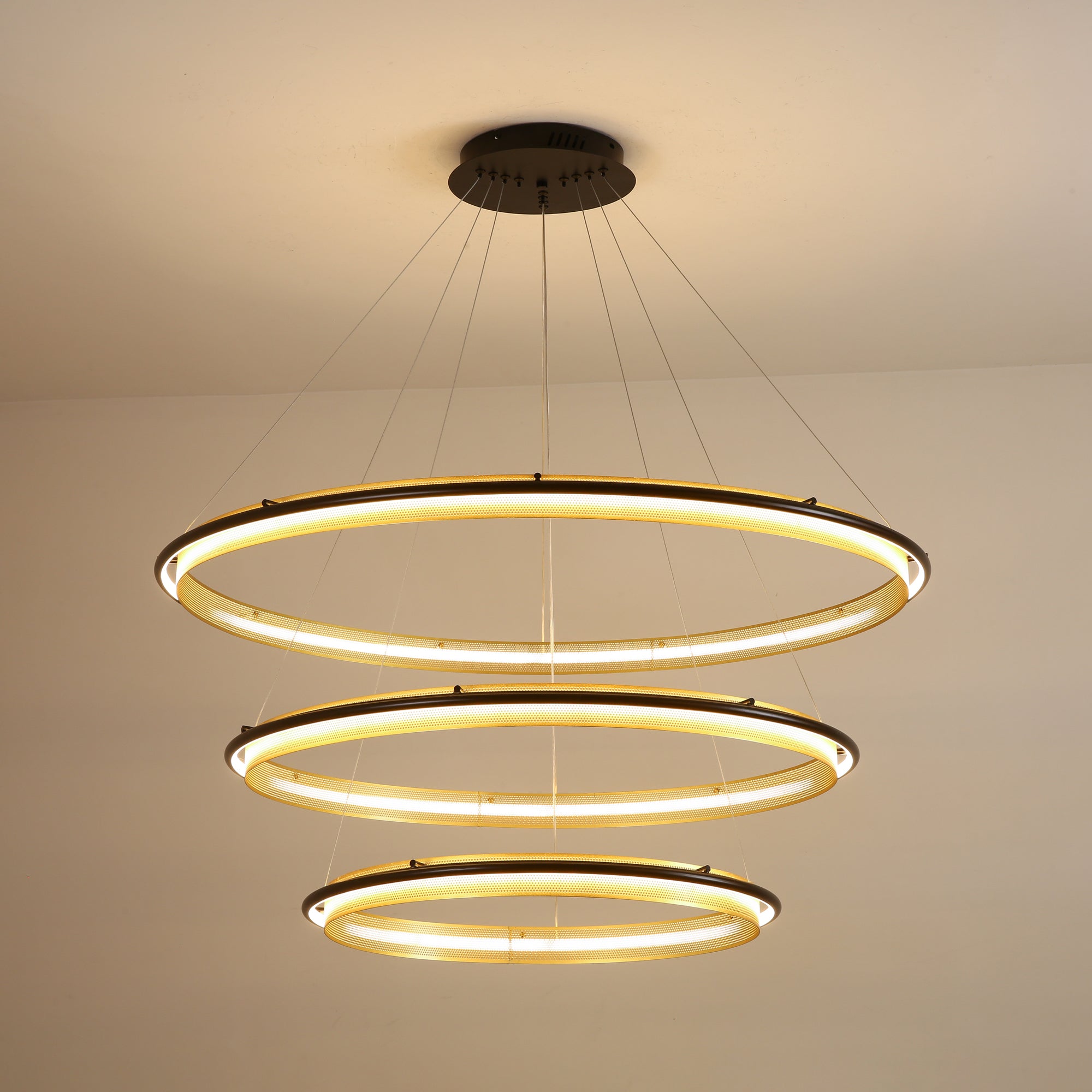 Acrylic LED Round Chandelier - Image 31