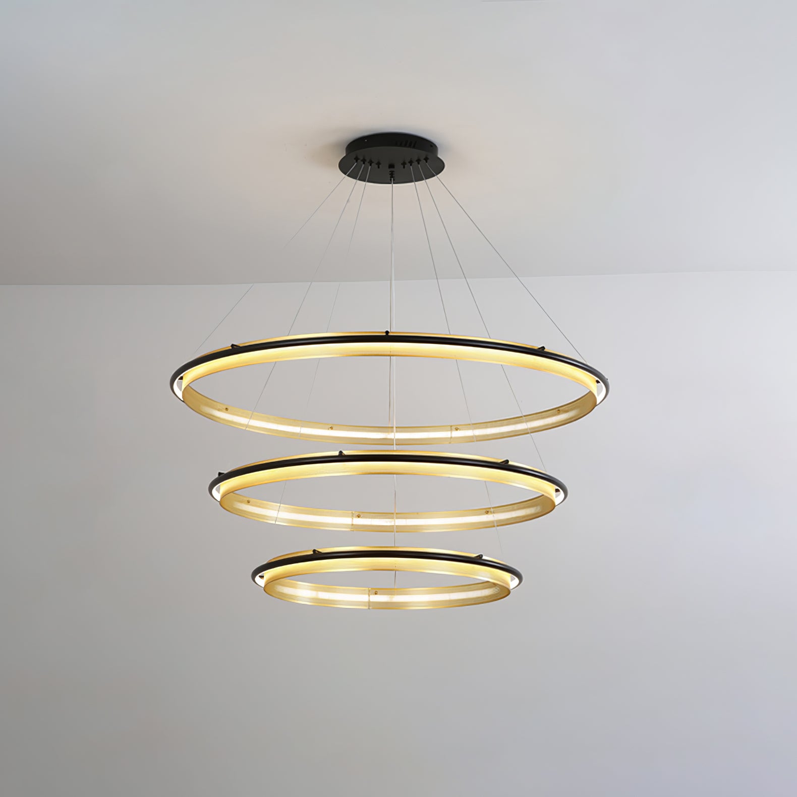 Acrylic LED Round Chandelier - Image 40