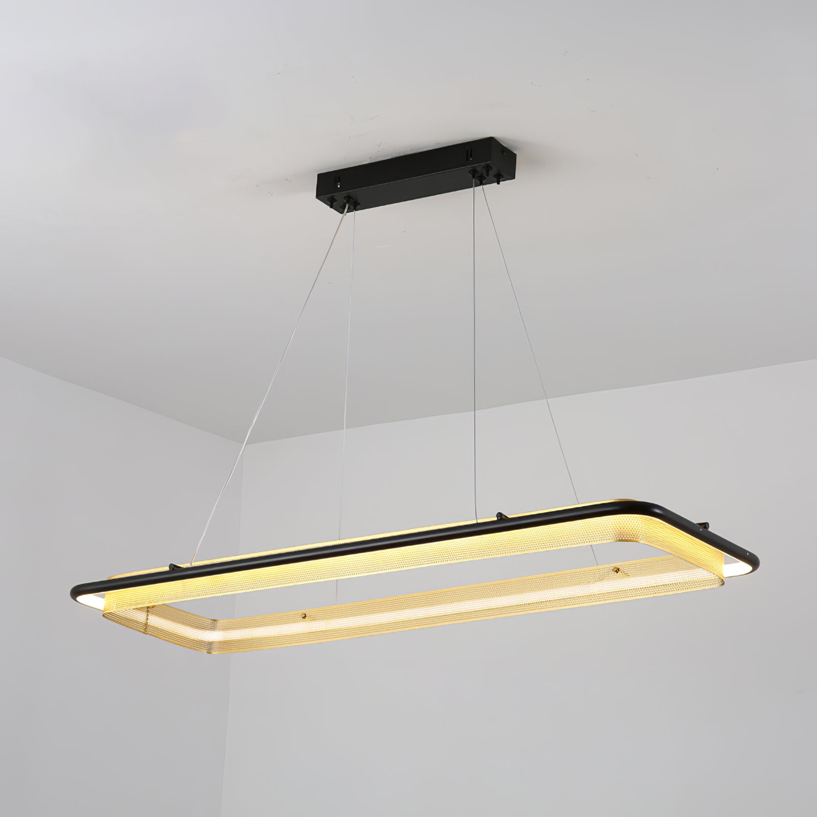 Acrylic LED Round Chandelier - Image 44