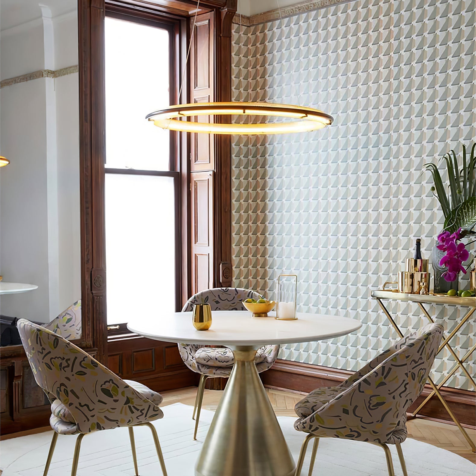 Acrylic LED Round Chandelier - Image 14