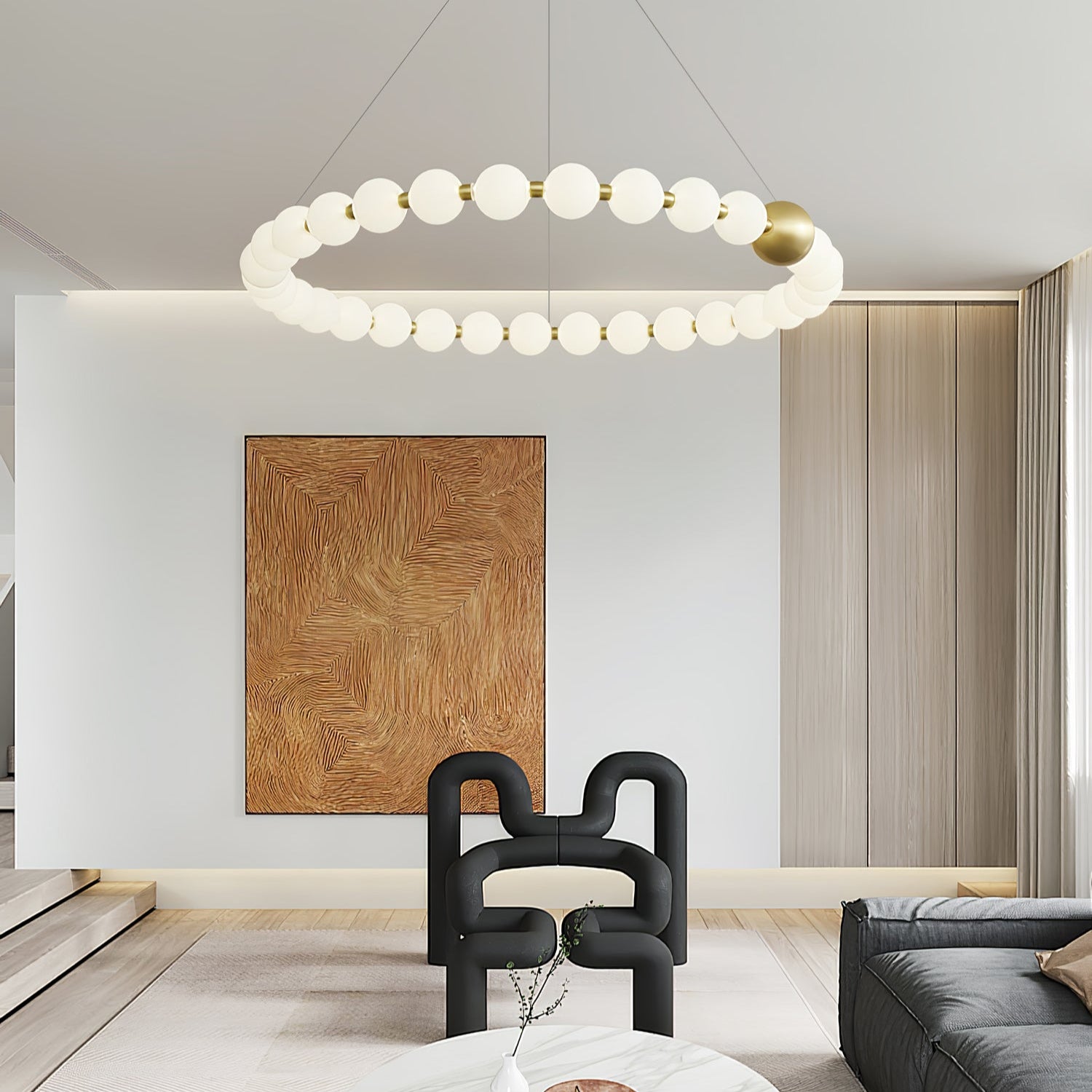 Acrylic Pearls Chandelier - Image 11
