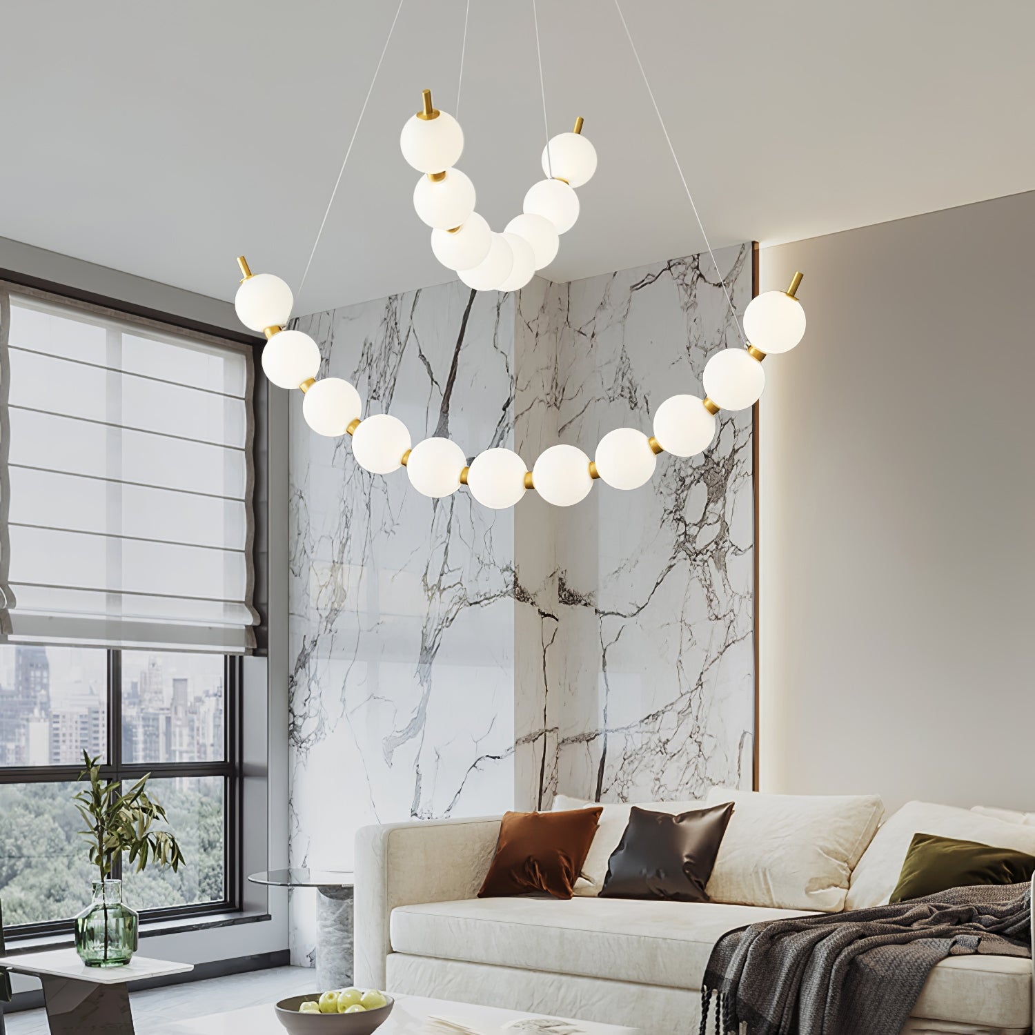 Acrylic Pearls Chandelier - Image 10