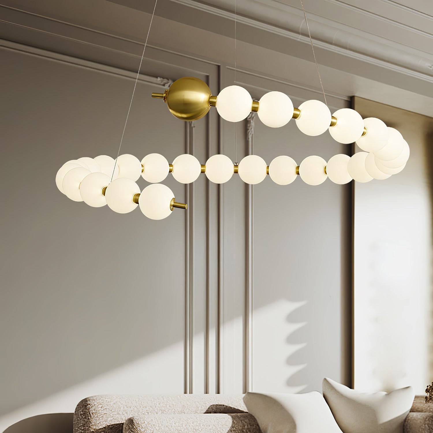 Acrylic Pearls Chandelier - Image 6