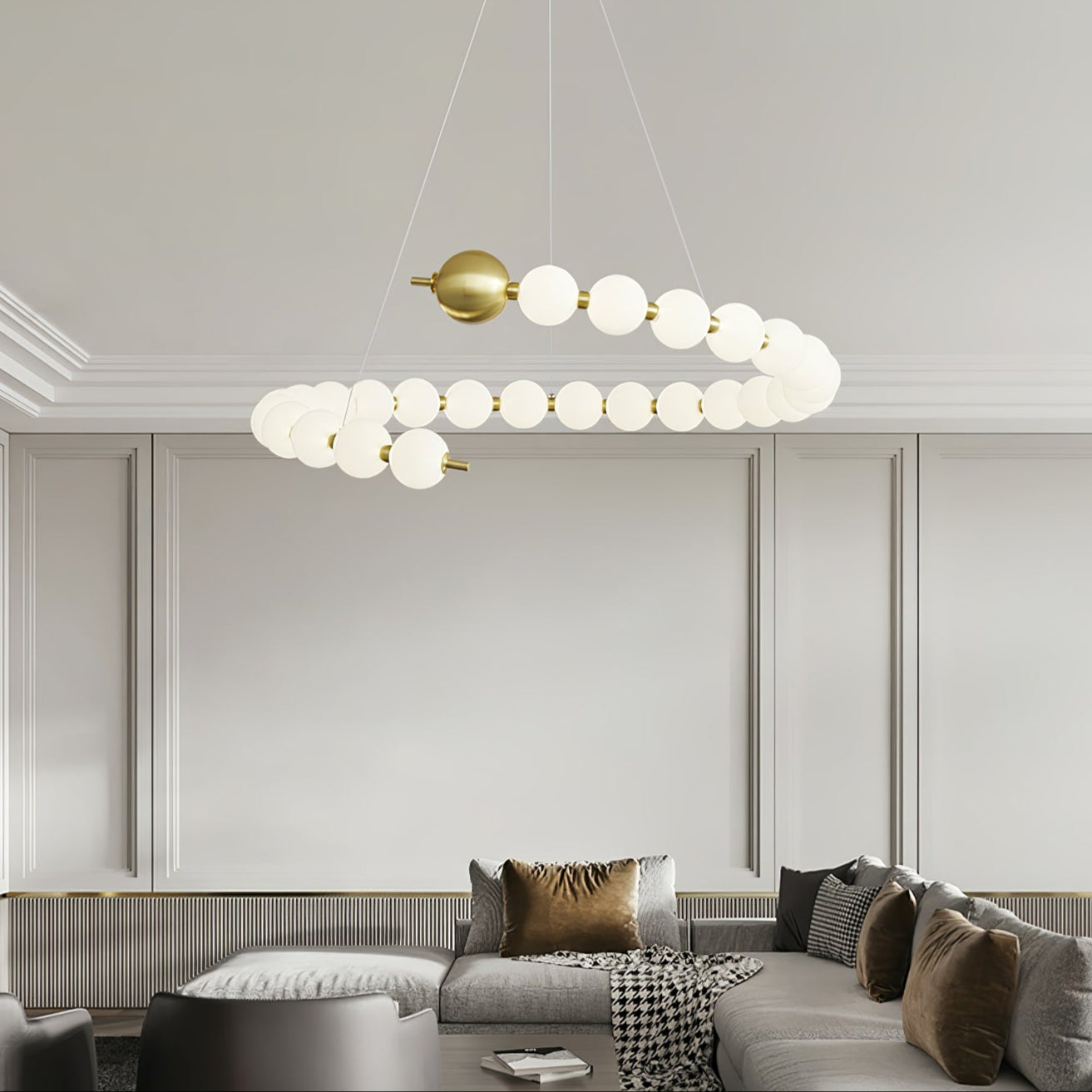 Acrylic Pearls Chandelier - Image 7