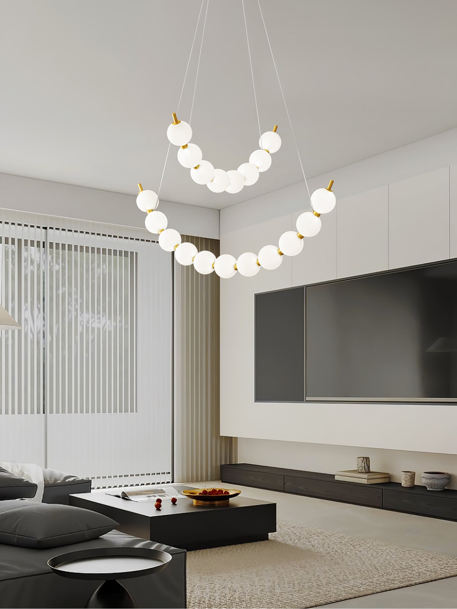 Acrylic Pearls Chandelier - Image 13