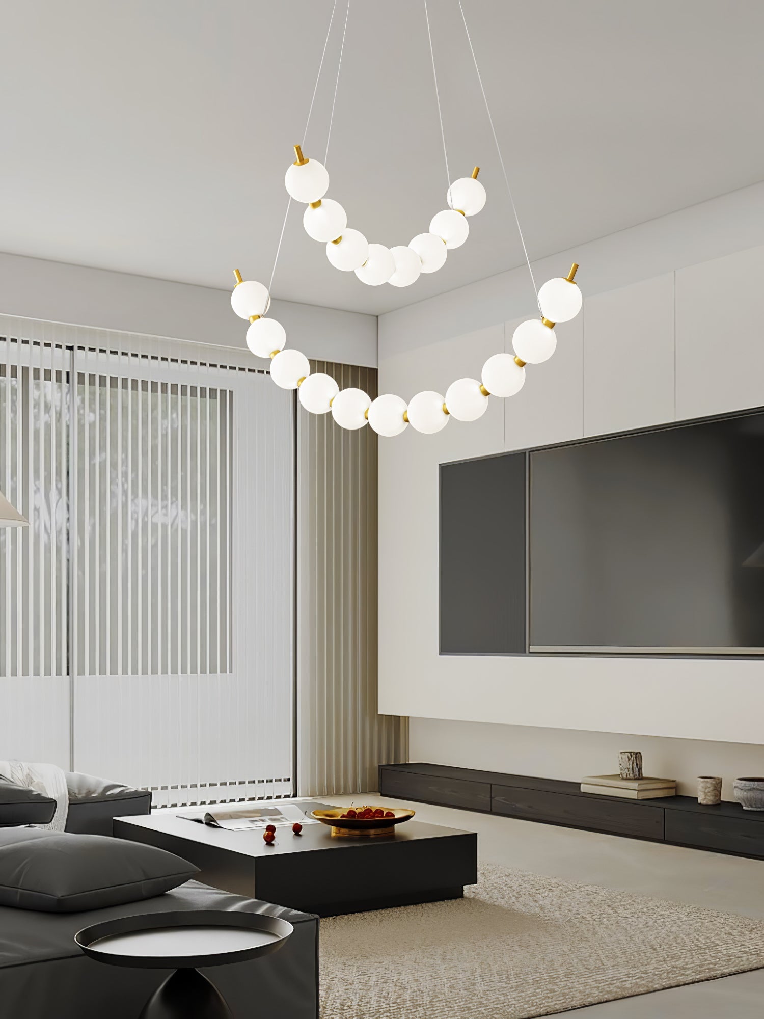 Acrylic Pearls Chandelier - Image 9