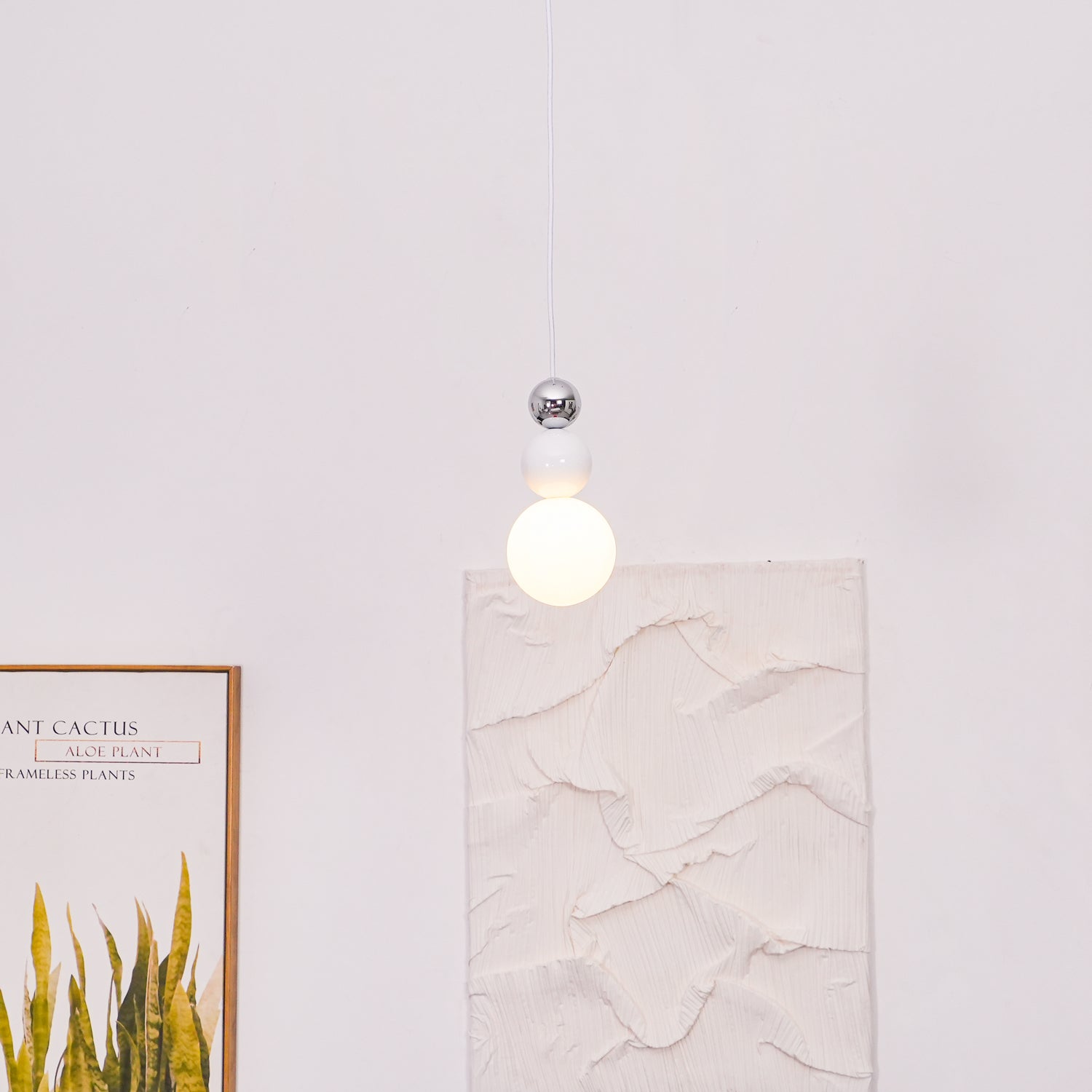 Acrylic Three Ball Pendant Lamp - Image 26