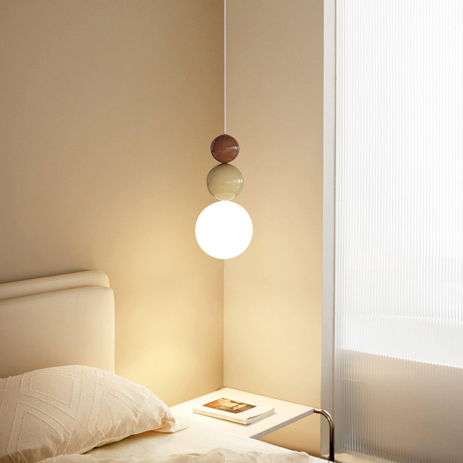 Acrylic Three Ball Pendant Lamp - Image 6