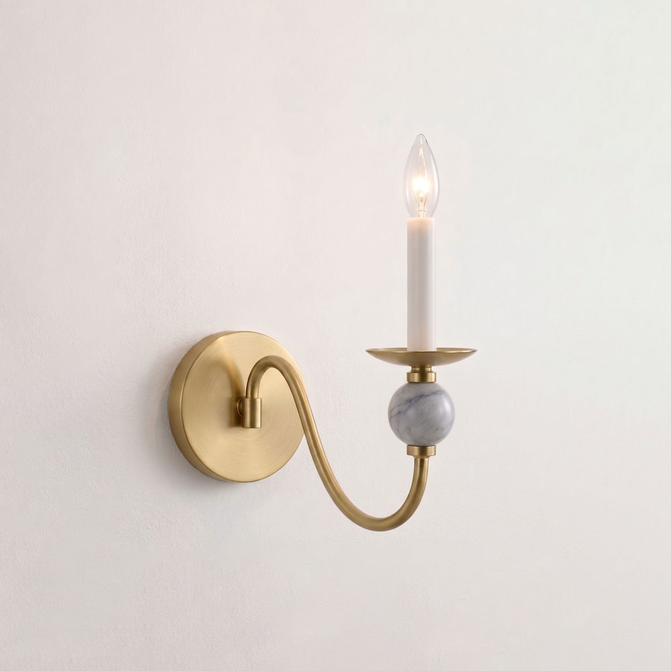 Adair Marble Ball Sconce - Image 5