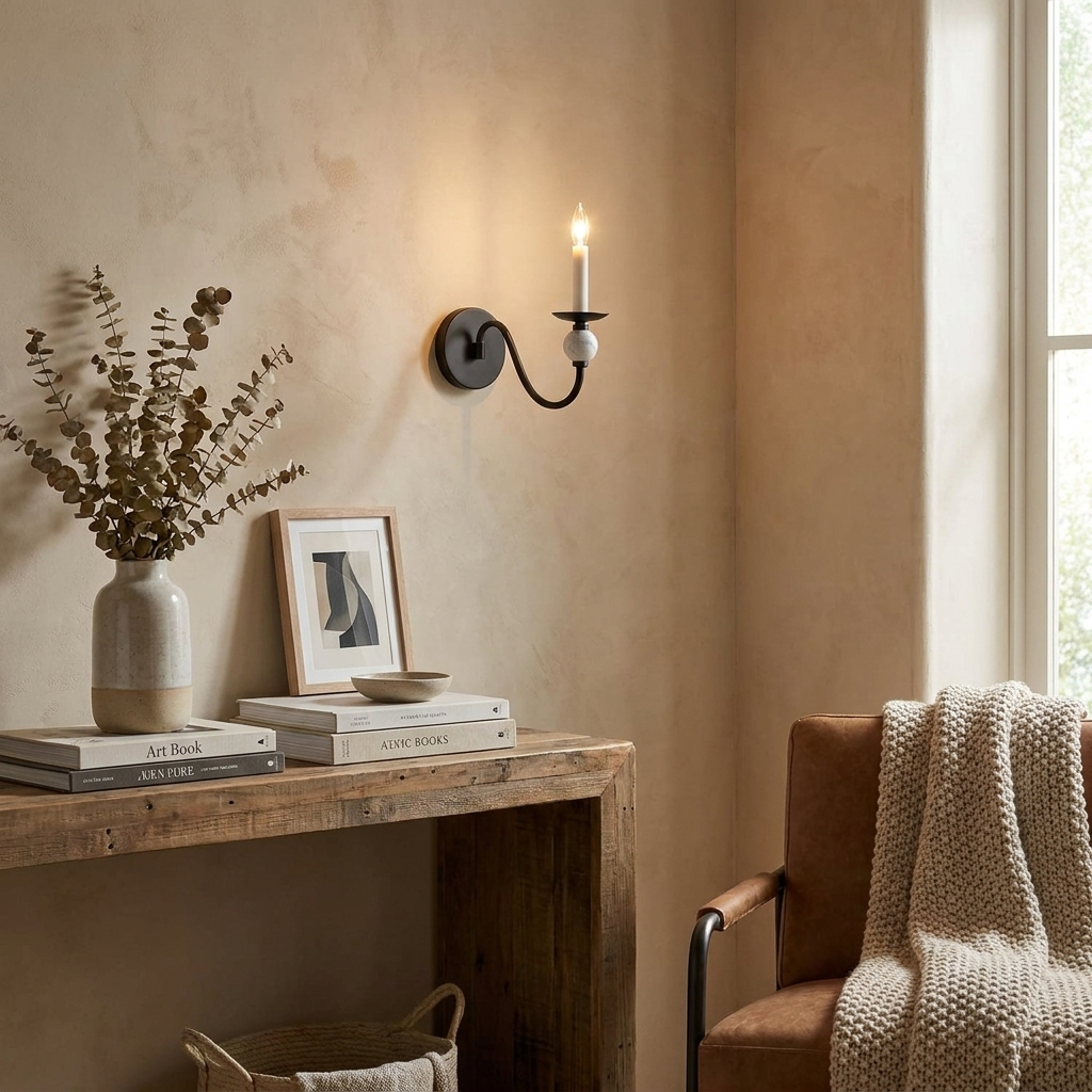 Adair Marble Ball Sconce - Image 8