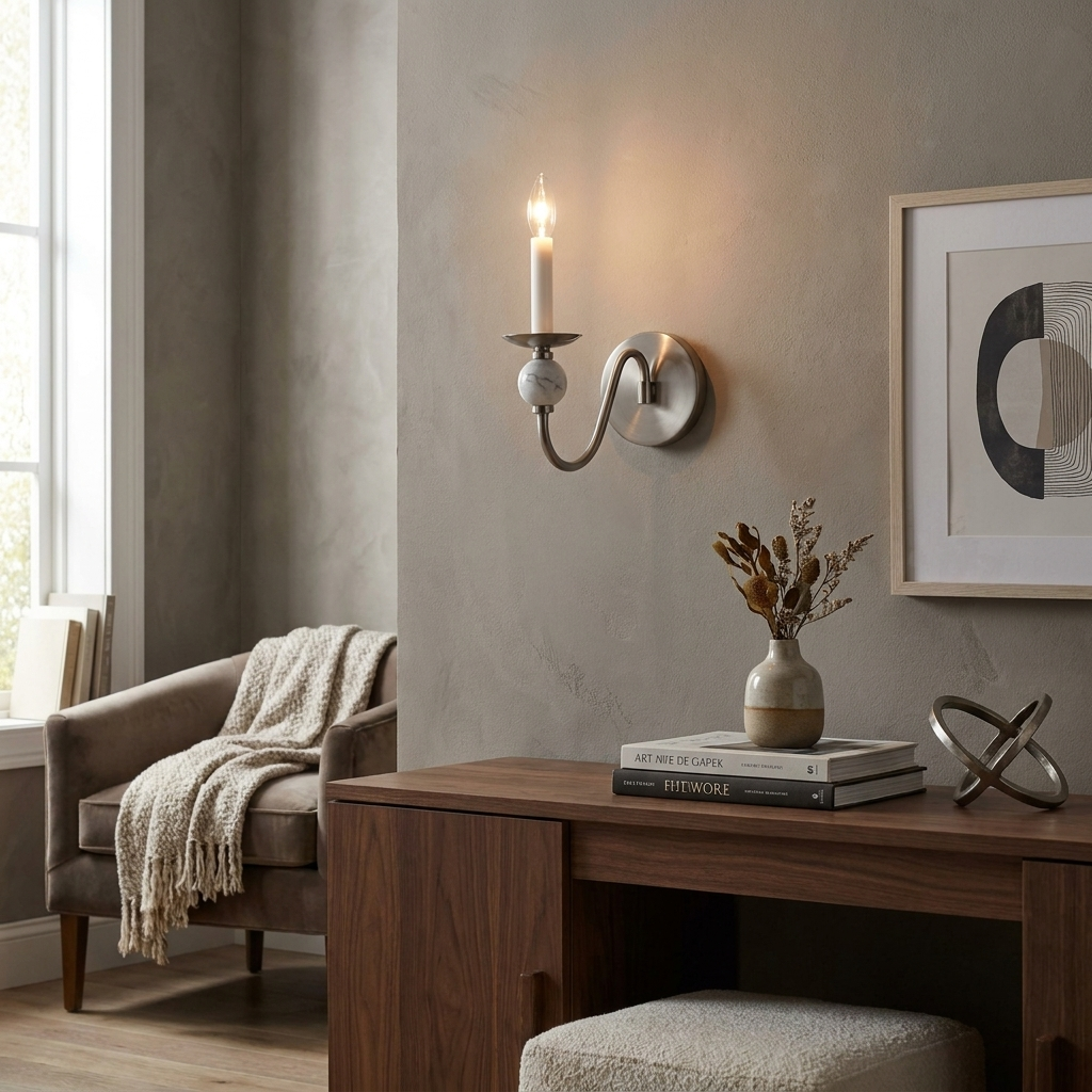 Adair Marble Ball Sconce - Image 9