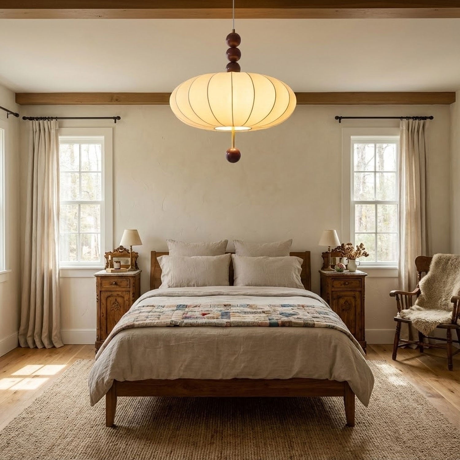 Adelaide Fabric Pendant Light - Image 5