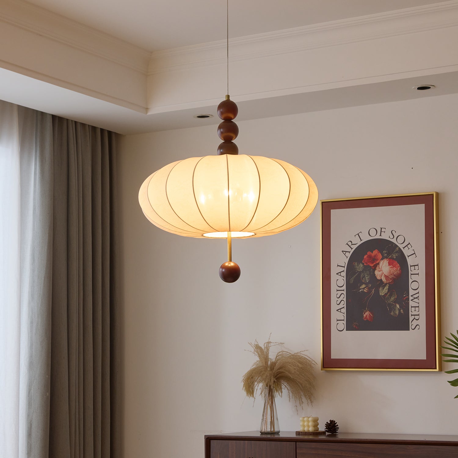 Adelaide Fabric Pendant Light - Image 17