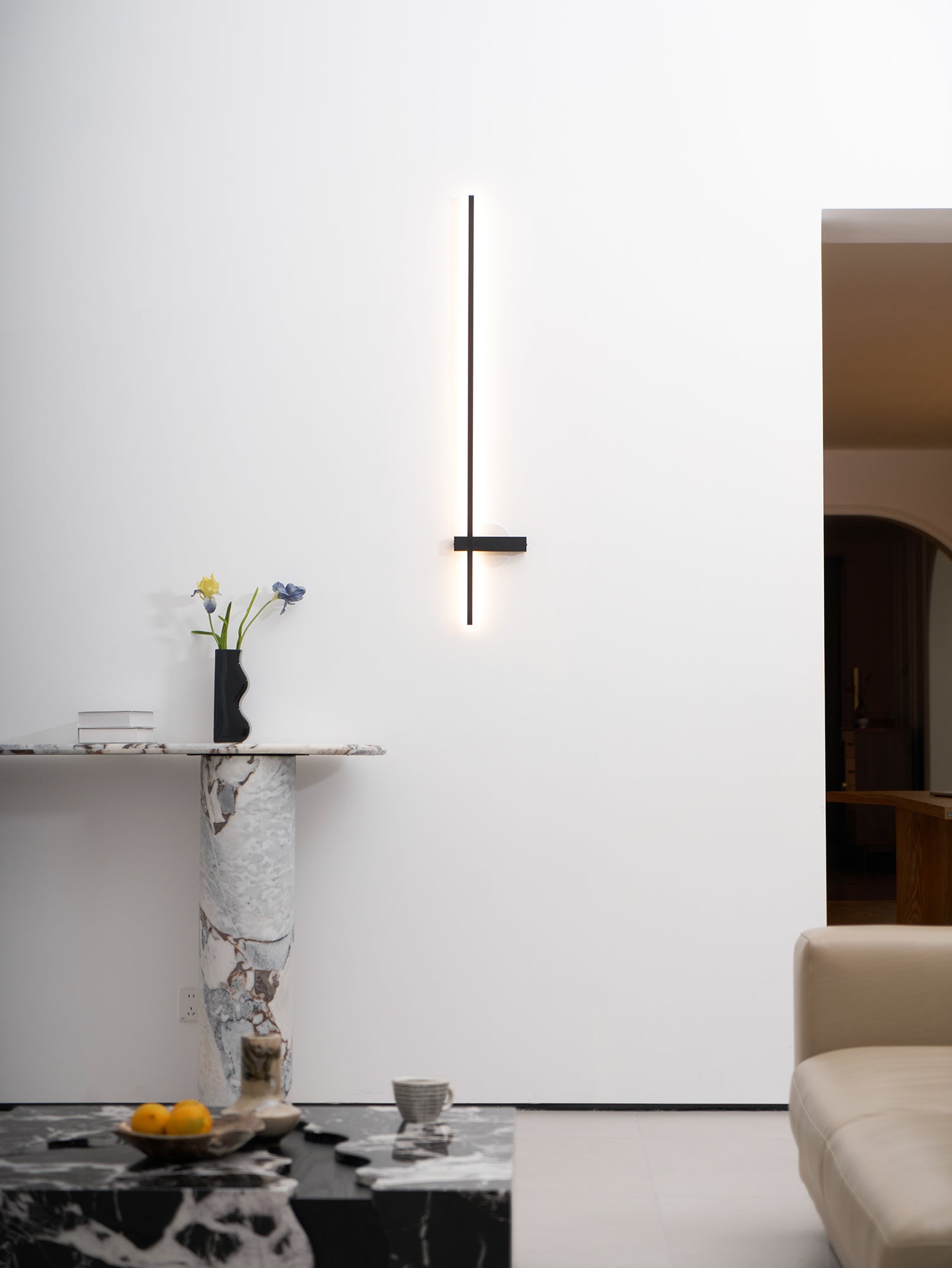 Adeline Linear Rechargeable Sconce - Image 9