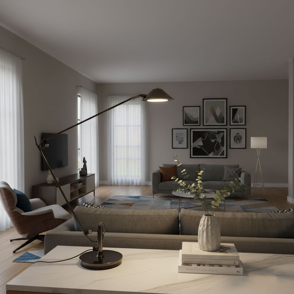 Adjustable Black Office Task Lamp - Image 2
