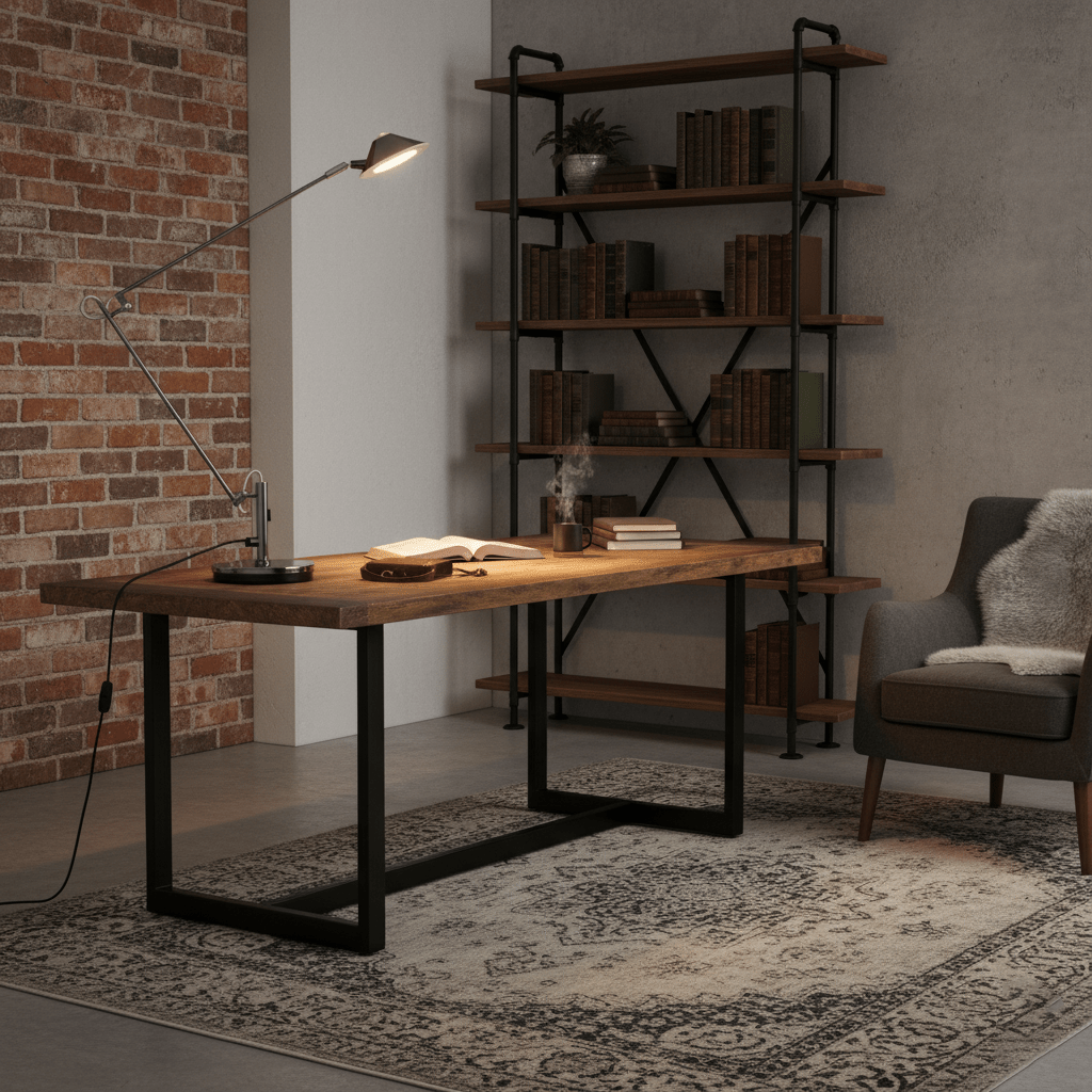 Adjustable Black Office Task Lamp - Image 3